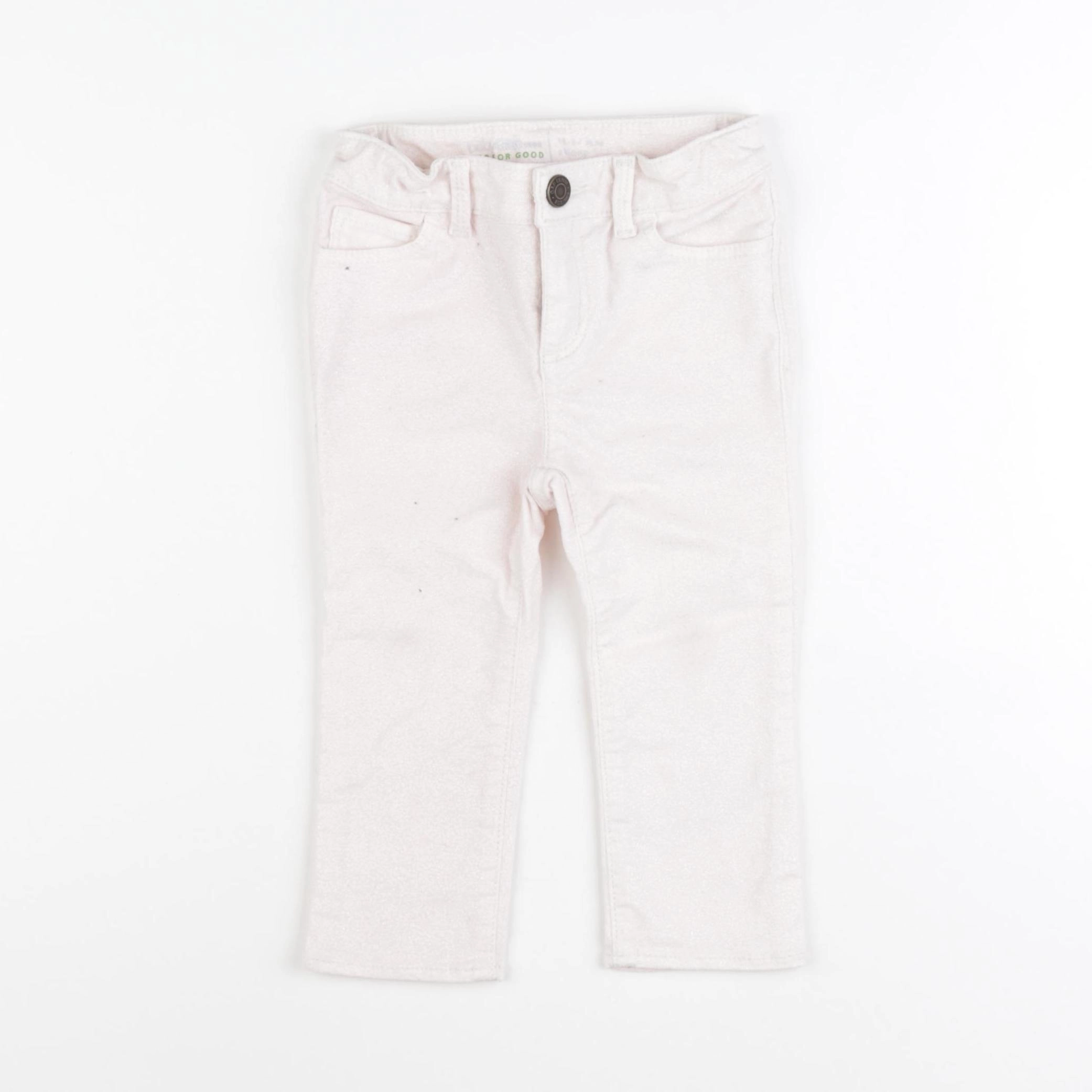 GAP - pantalon beige, argent - 18/24 mois
