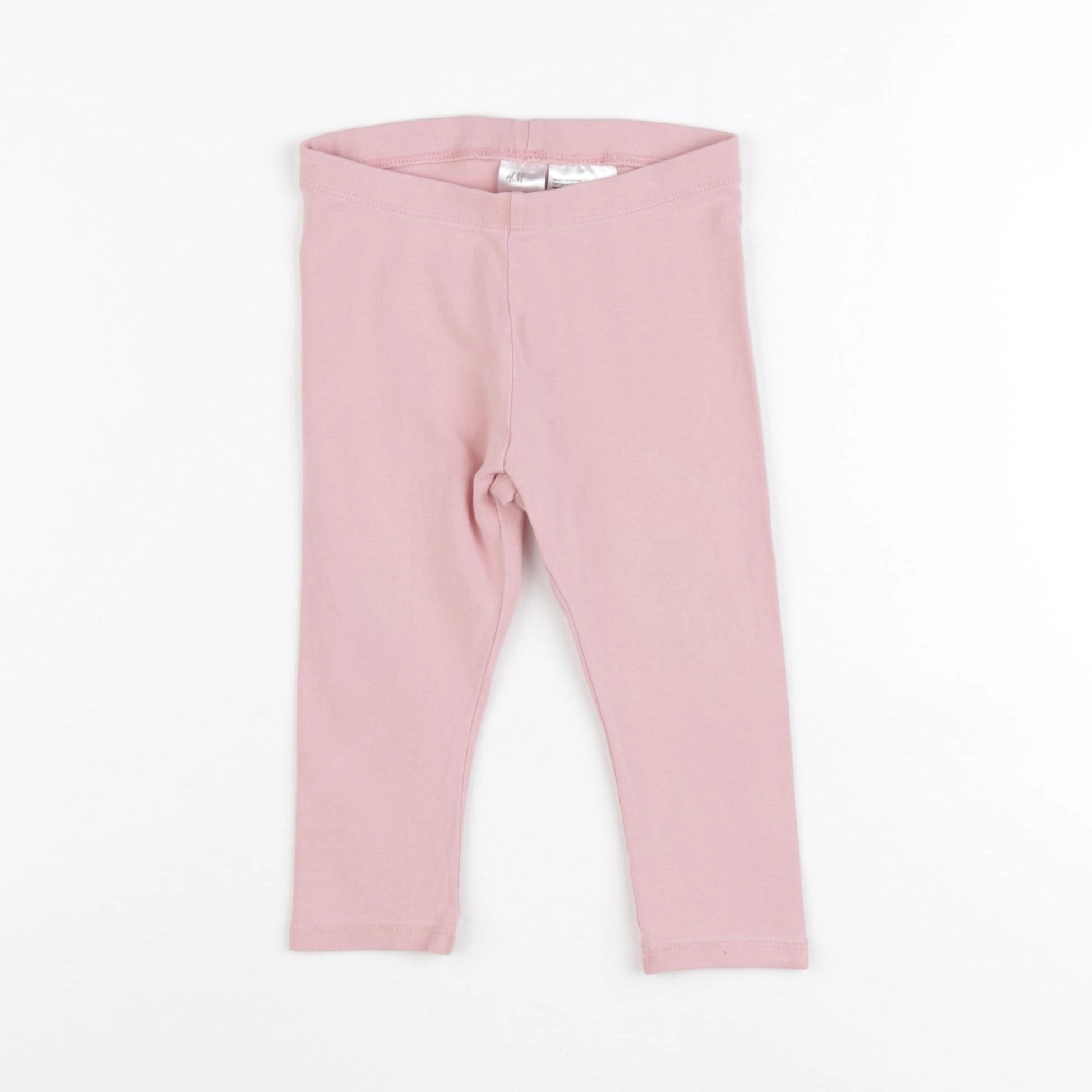 H&M - legging rose - 12/18 mois