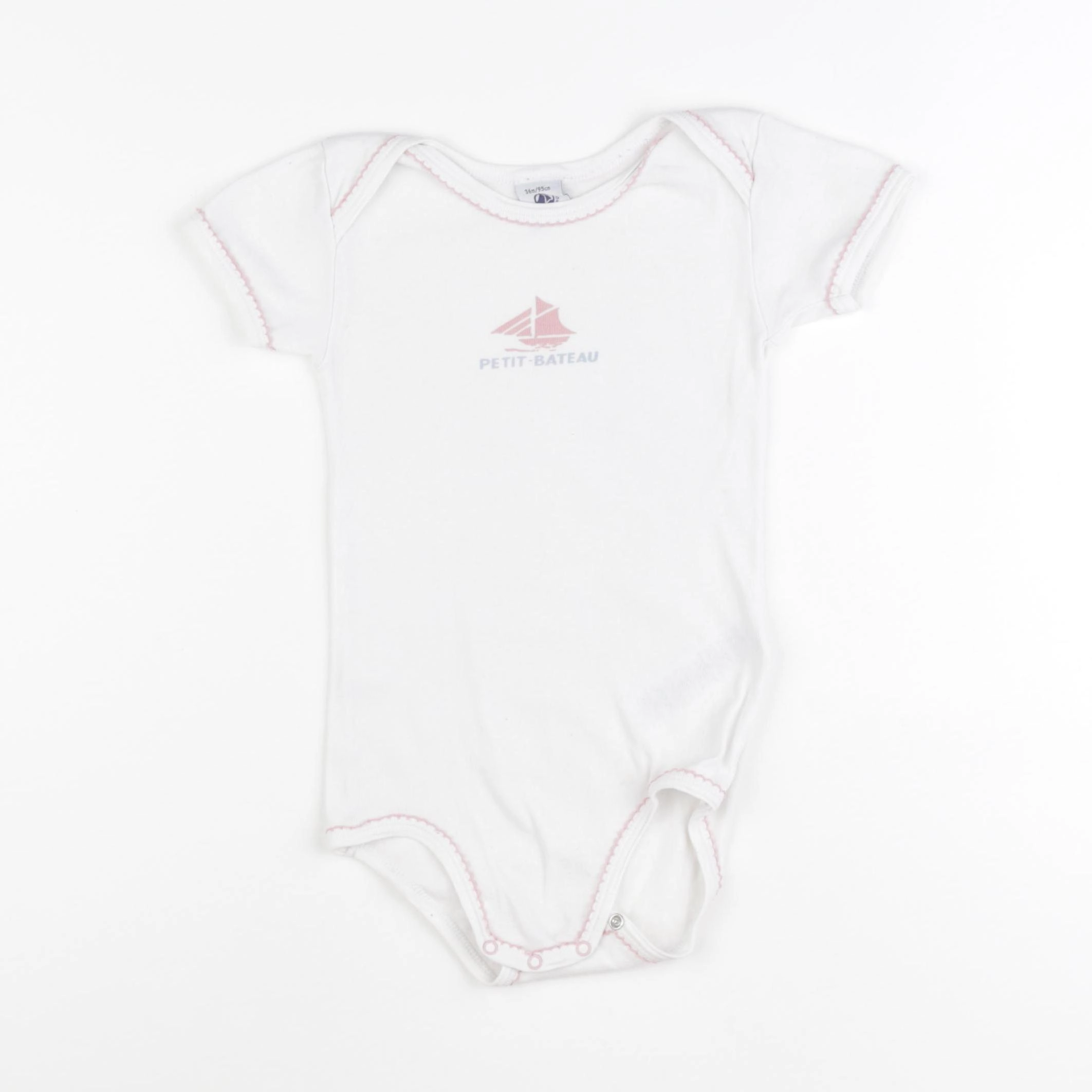 Petit Bateau - body blanc - 3 ans