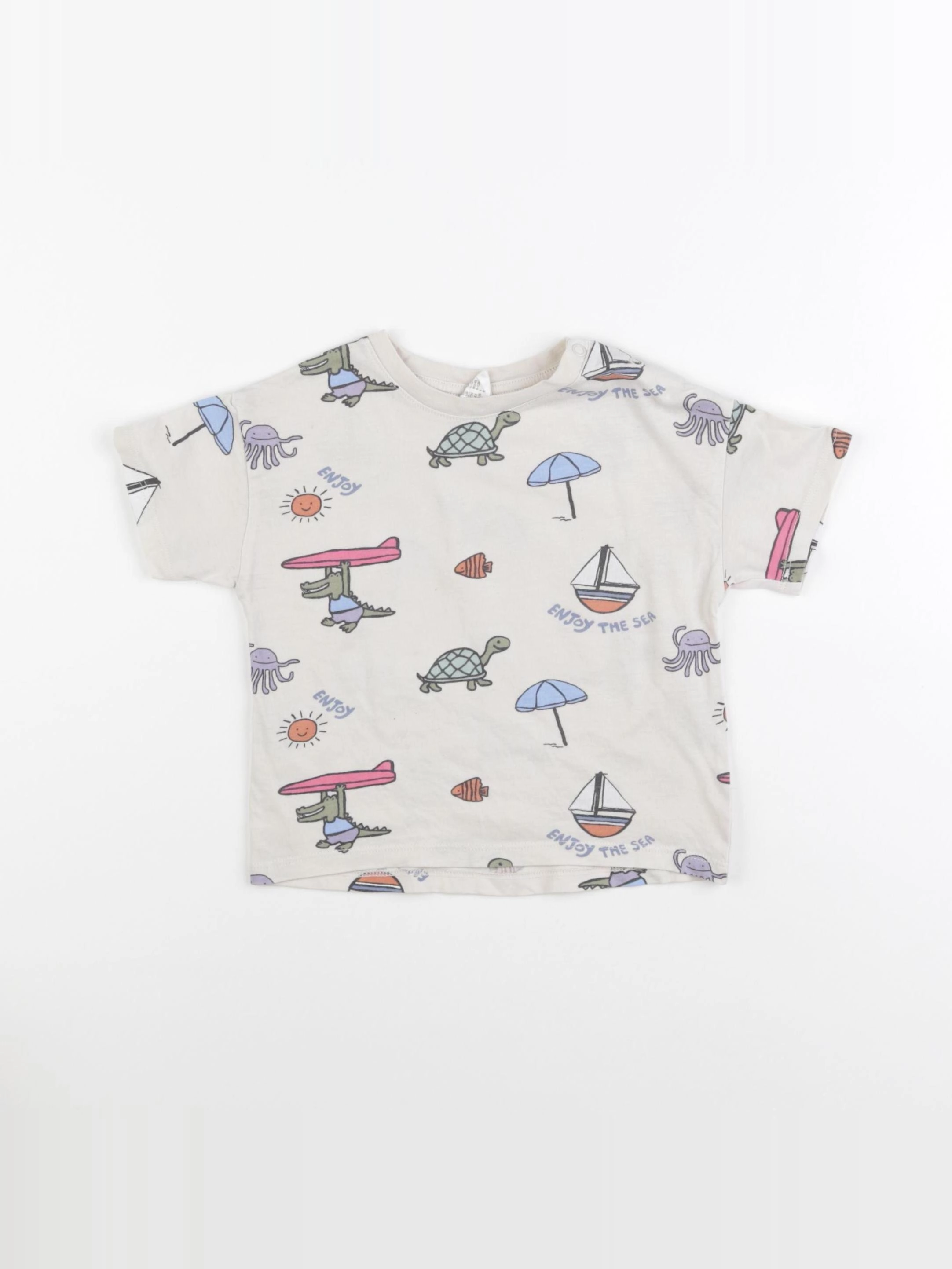 H&M - tee-shirt multicolore - 9/12 mois