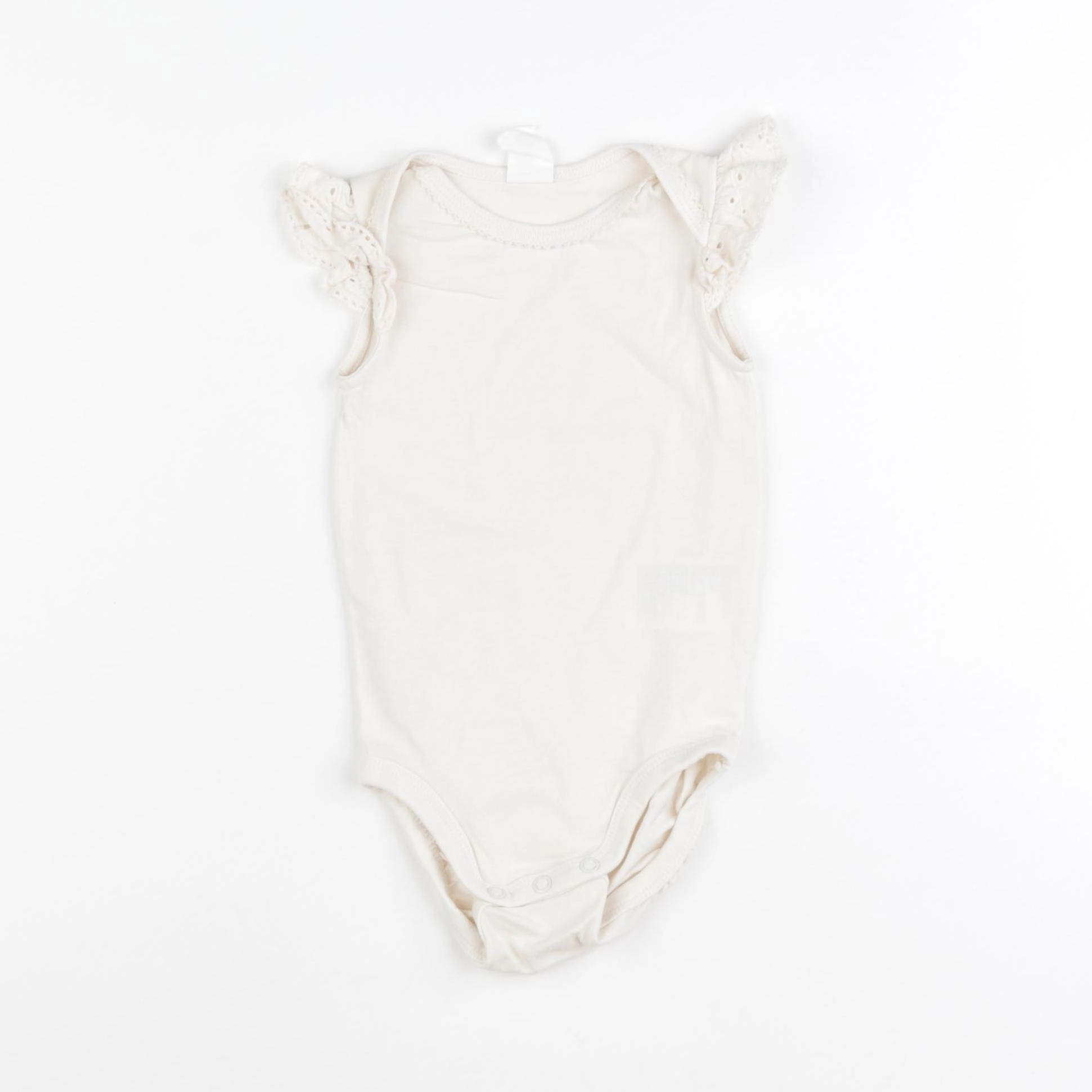 H&M - body beige - 6/9 mois