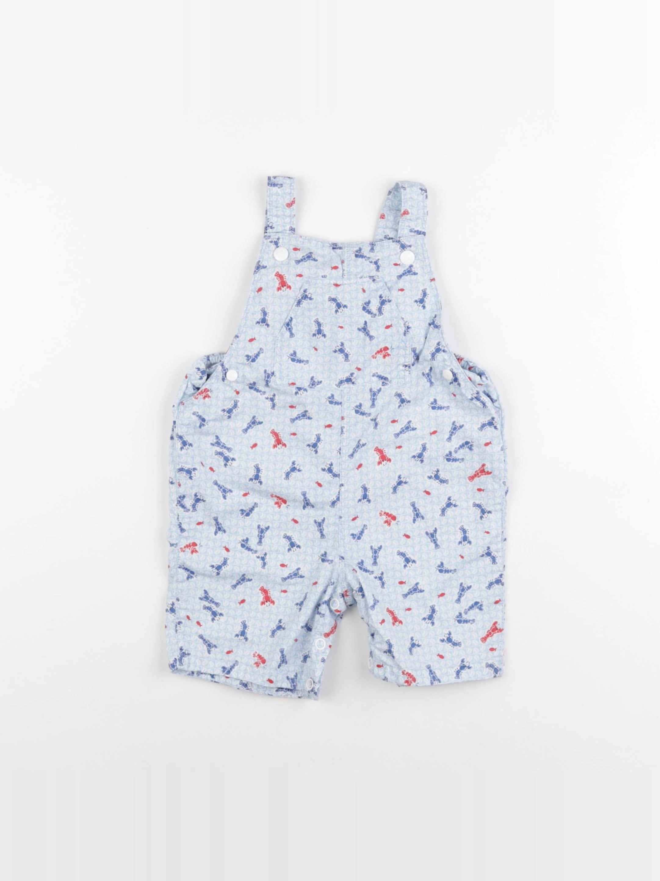 Petit Bateau - salopette multicolore - 18 mois