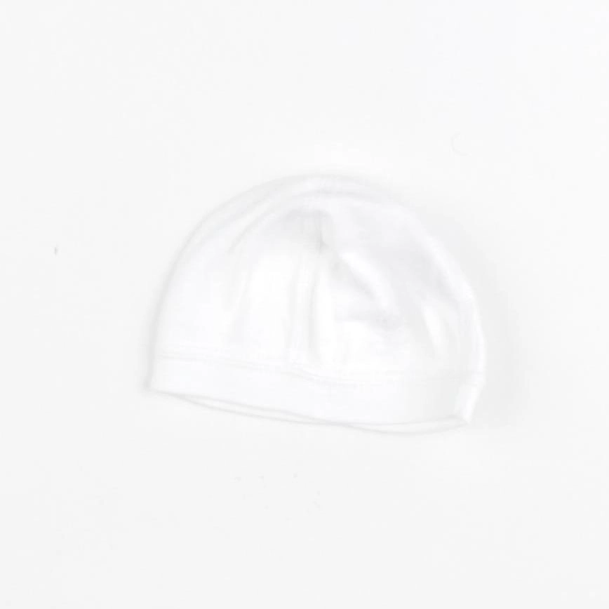 Petit Bateau - bonnet de naissance blanc - Prématuré à 0 mois