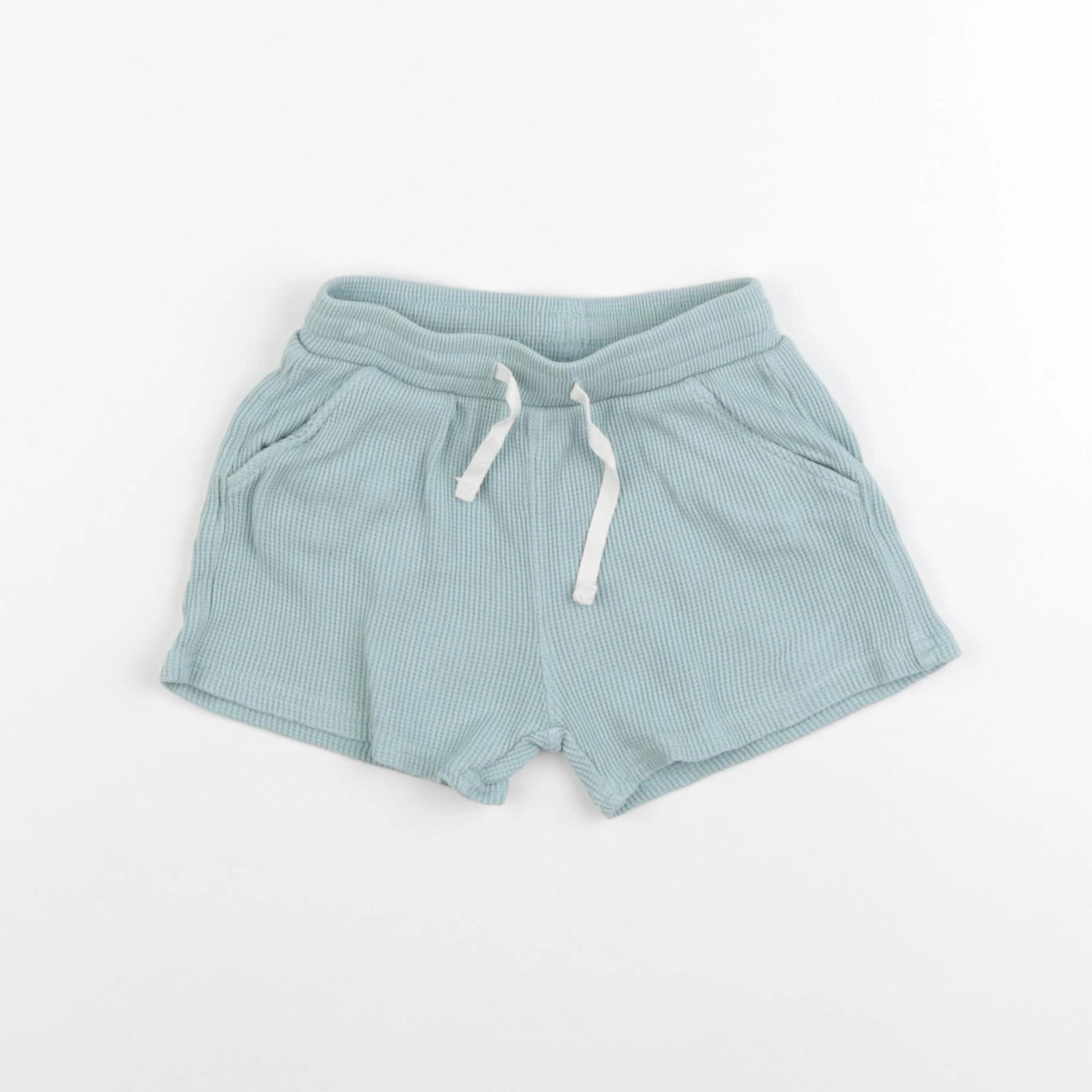 H&M - short vert - 9/12 mois