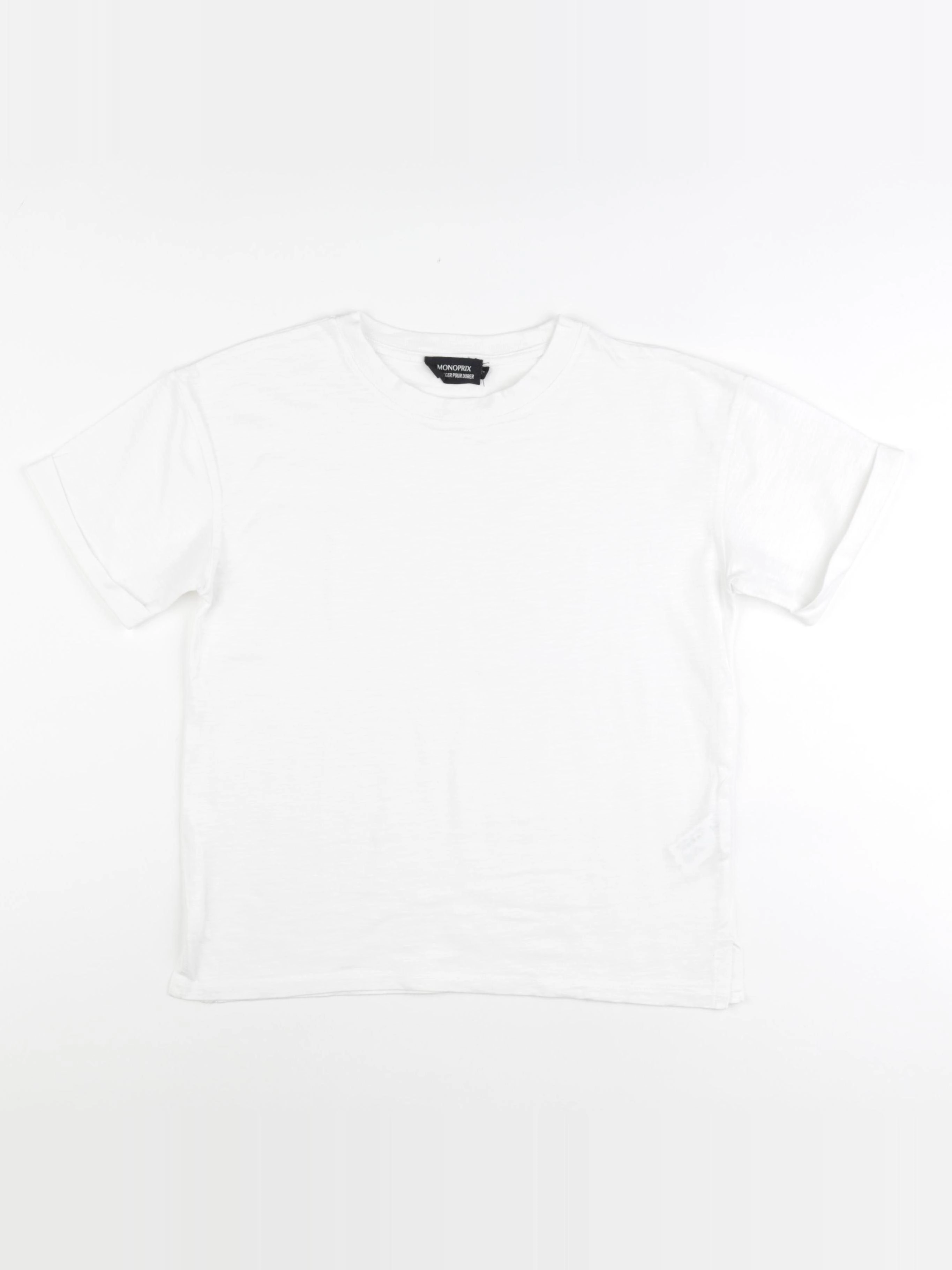 Monoprix - tee-shirt blanc - 12 ans