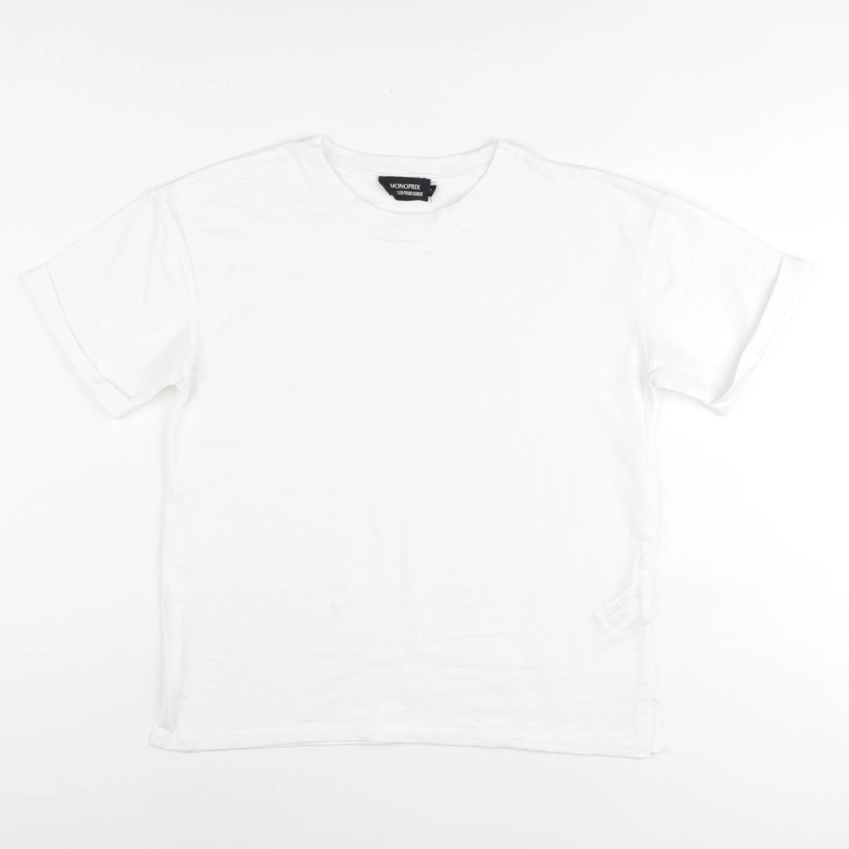 Monoprix - tee-shirt blanc - 12 ans