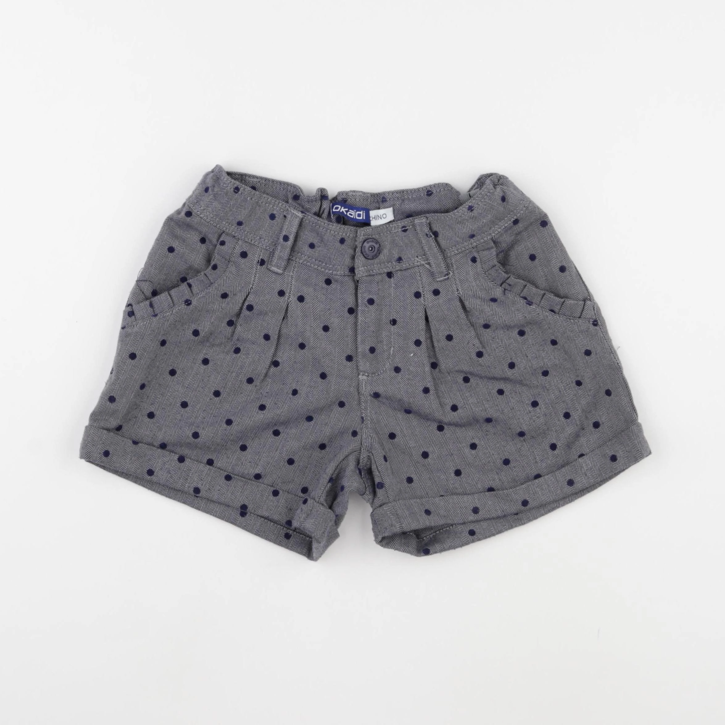 Okaidi - short gris - 10 ans