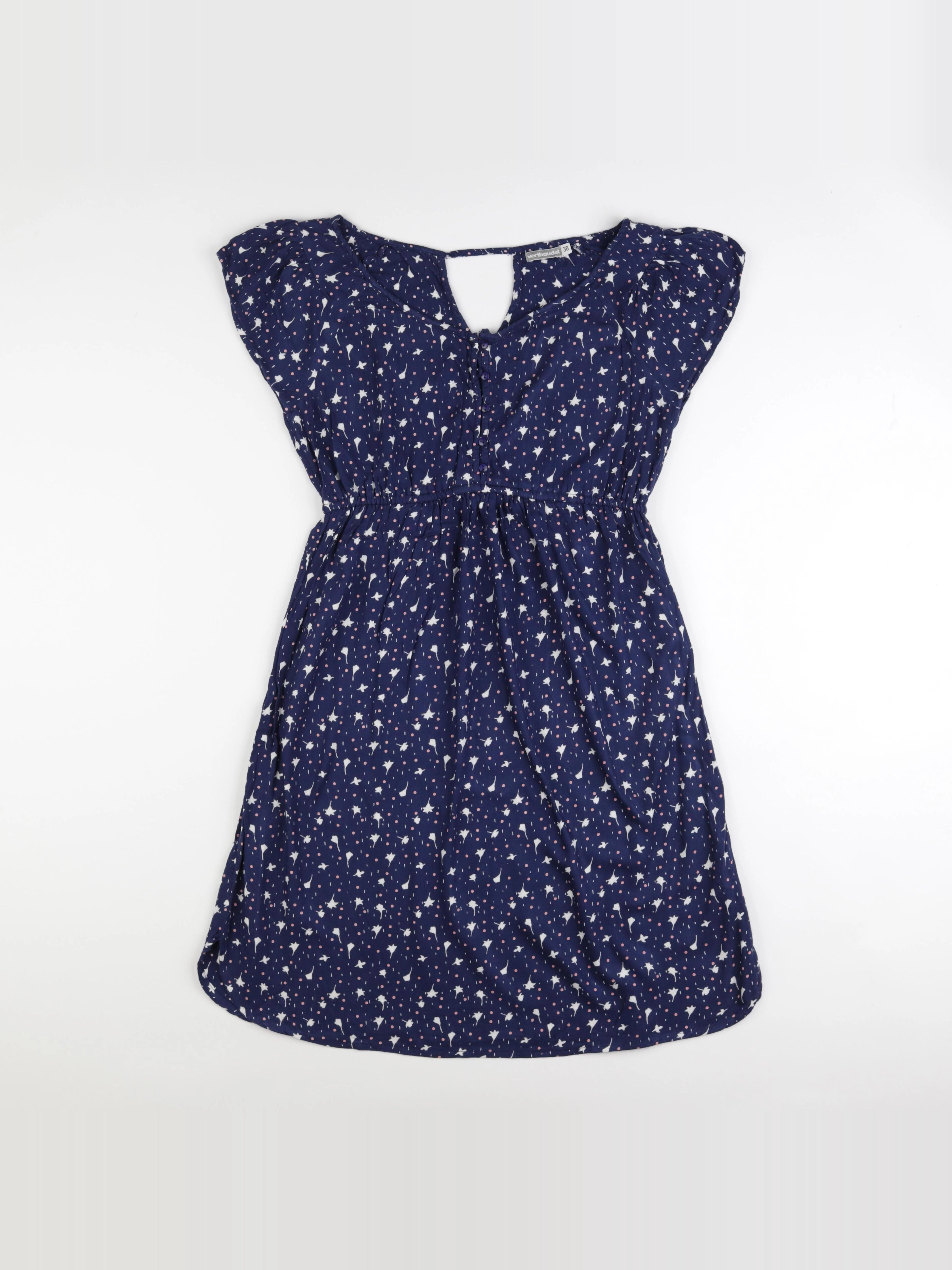 Vertbaudet - robe grossesse bleu - 38