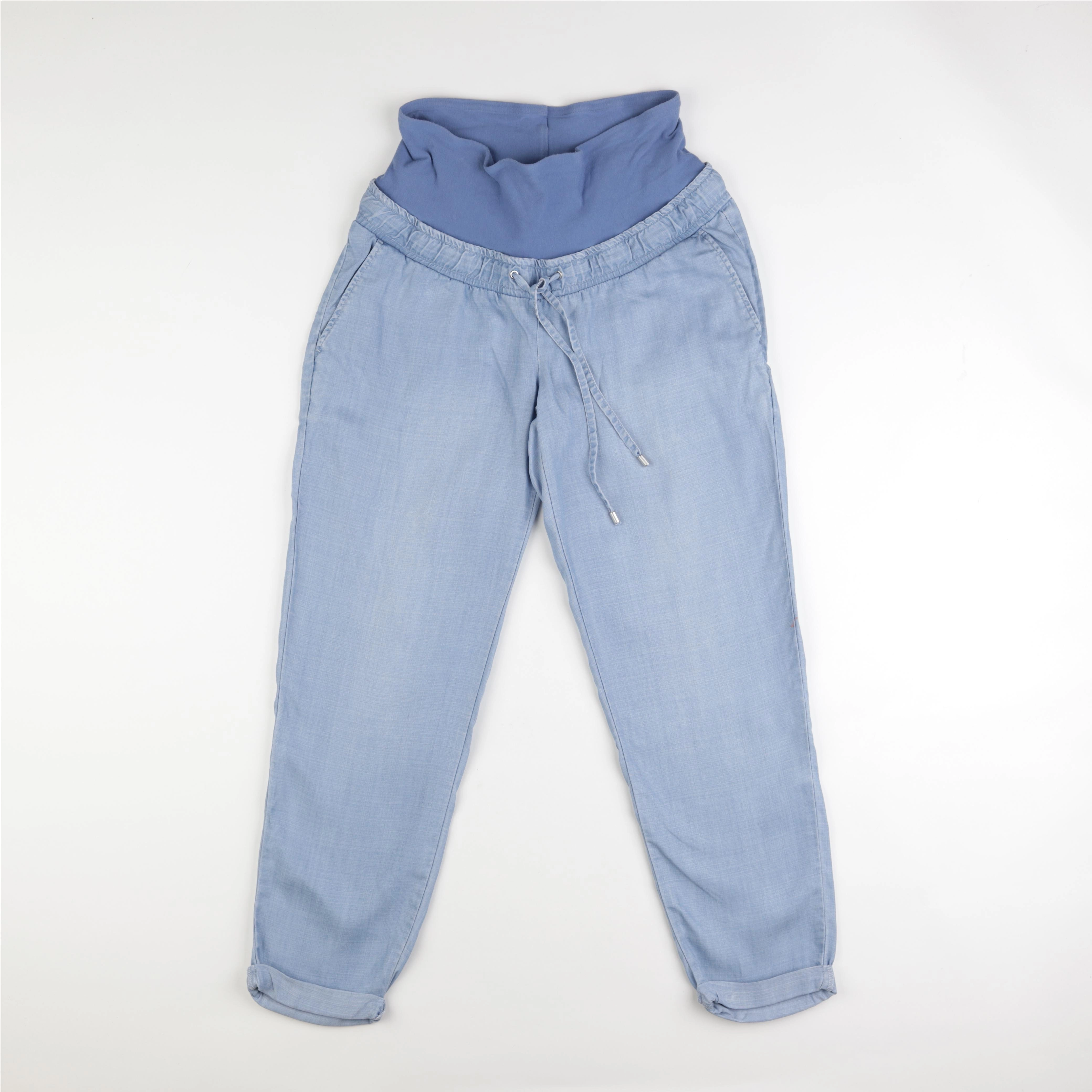 H&M - pantalon grossesse bleu - 38