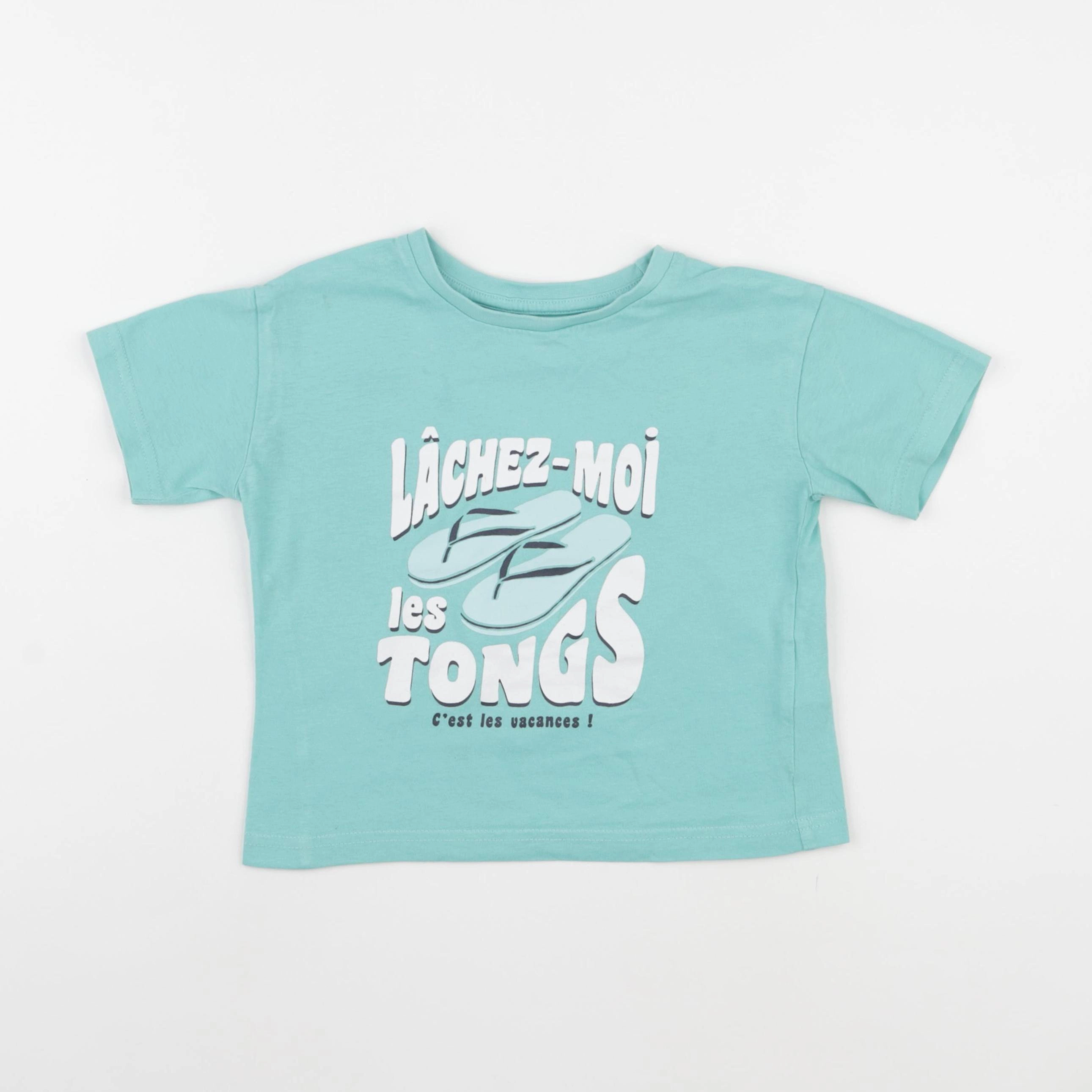 Vertbaudet - tee-shirt vert - 3 ans