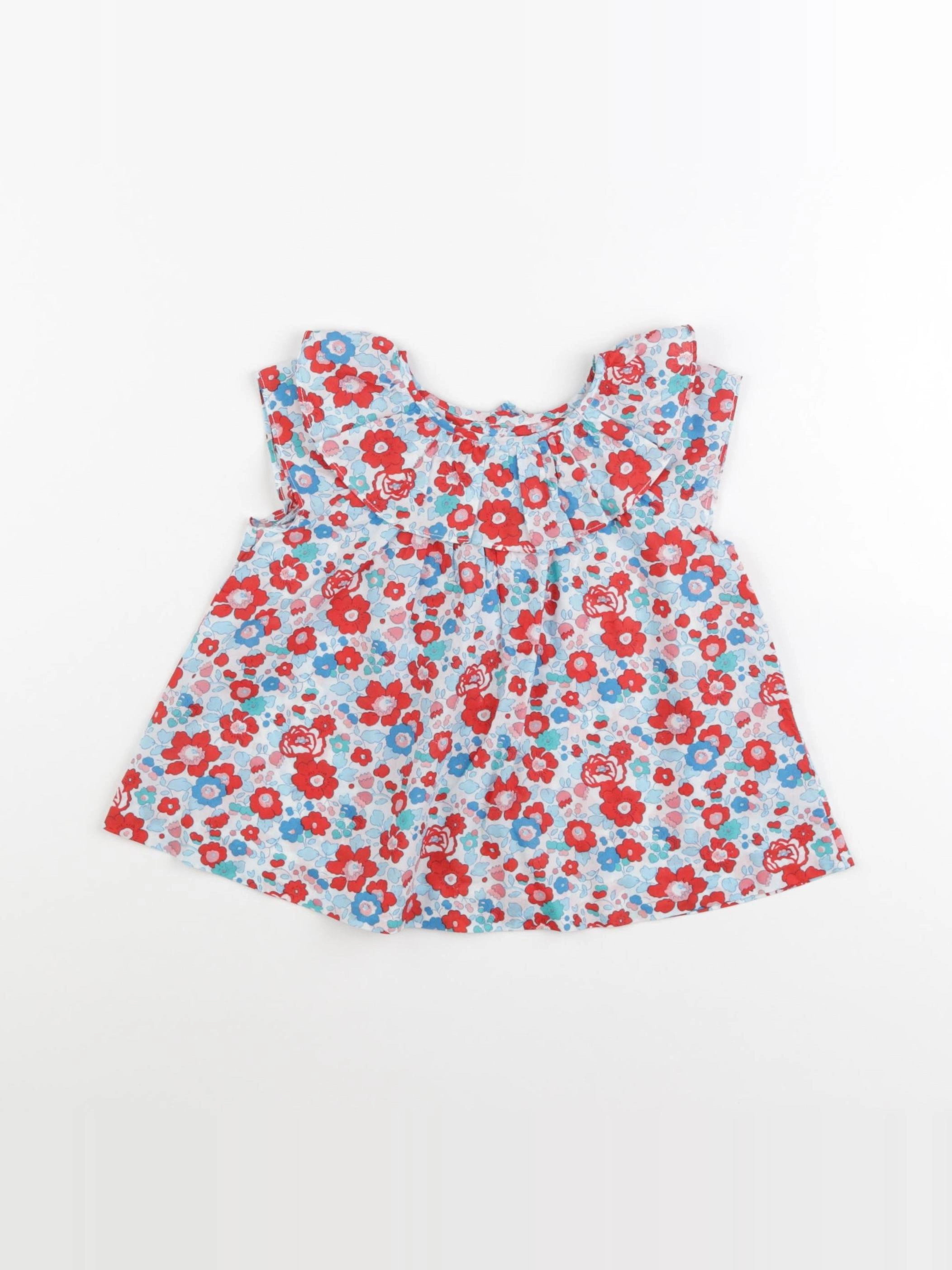 Jacadi - blouse liberty multicolore - 24 mois