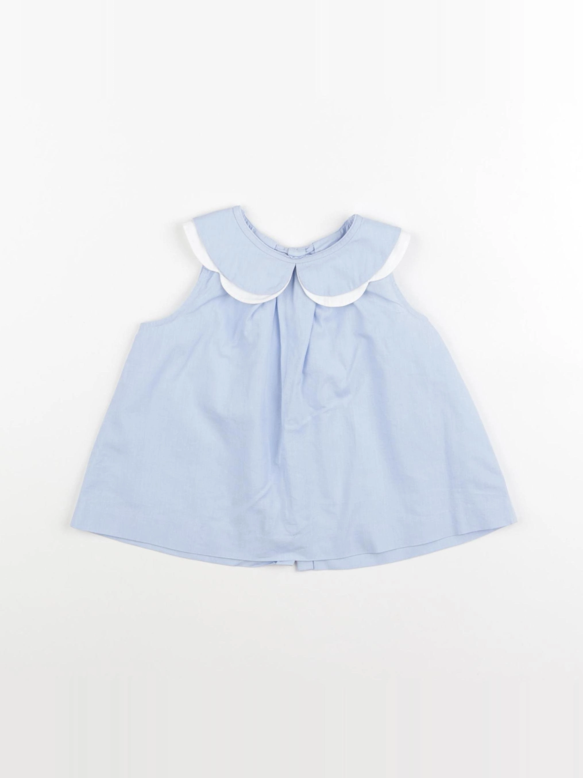Jacadi - blouse bleu - 24 mois