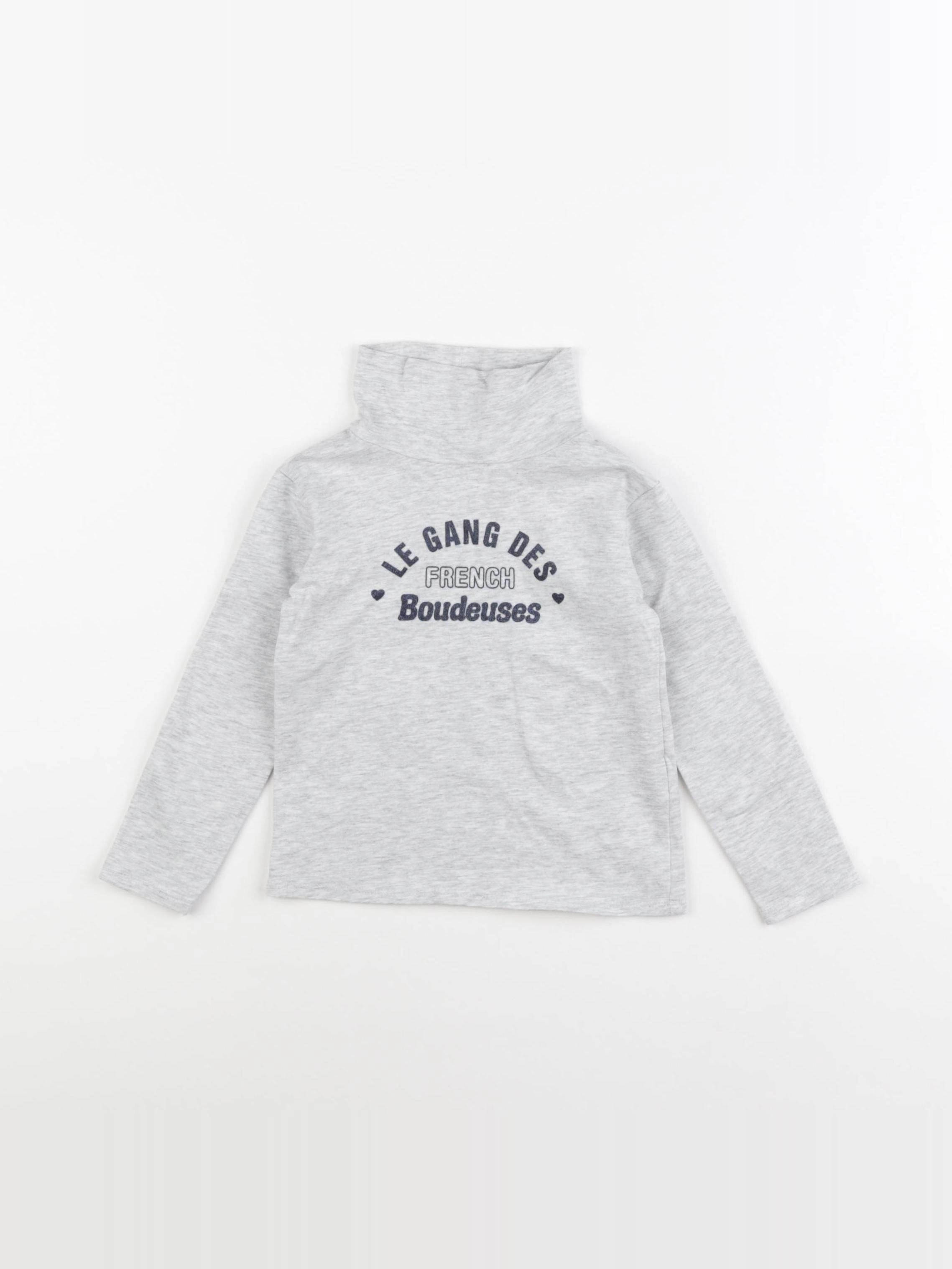Vertbaudet - sous-pull gris - 2 ans