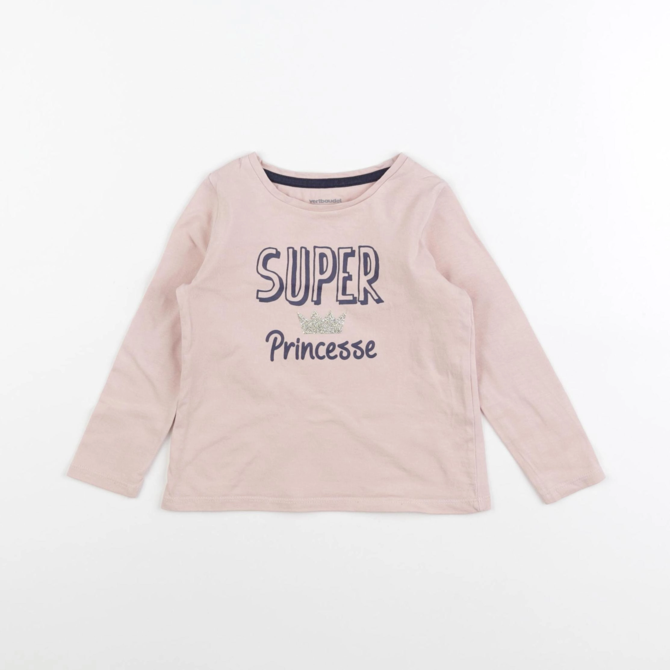 Vertbaudet - tee-shirt rose - 2 ans