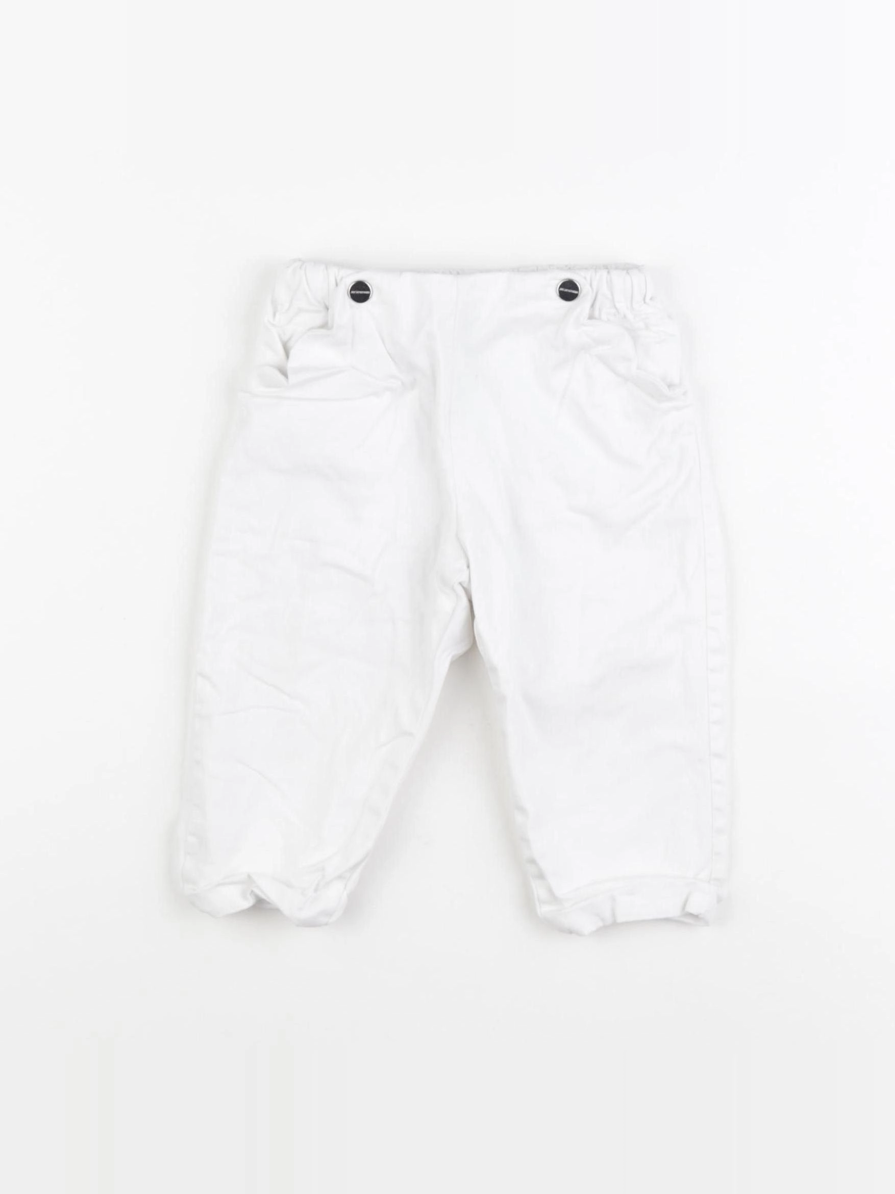 Jacadi - pantalon blanc - 12 mois