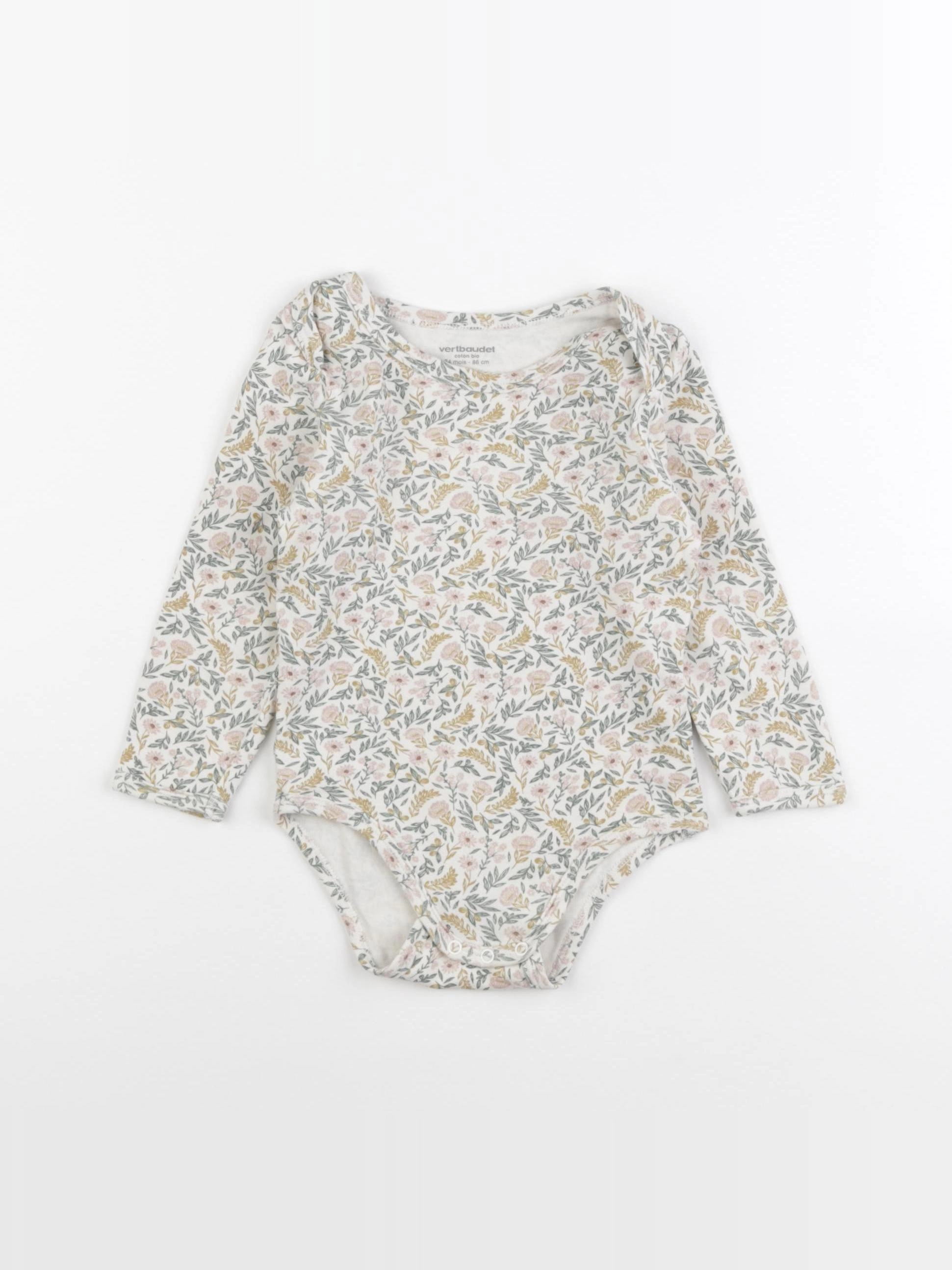 Vertbaudet - body multicolore - 24 mois