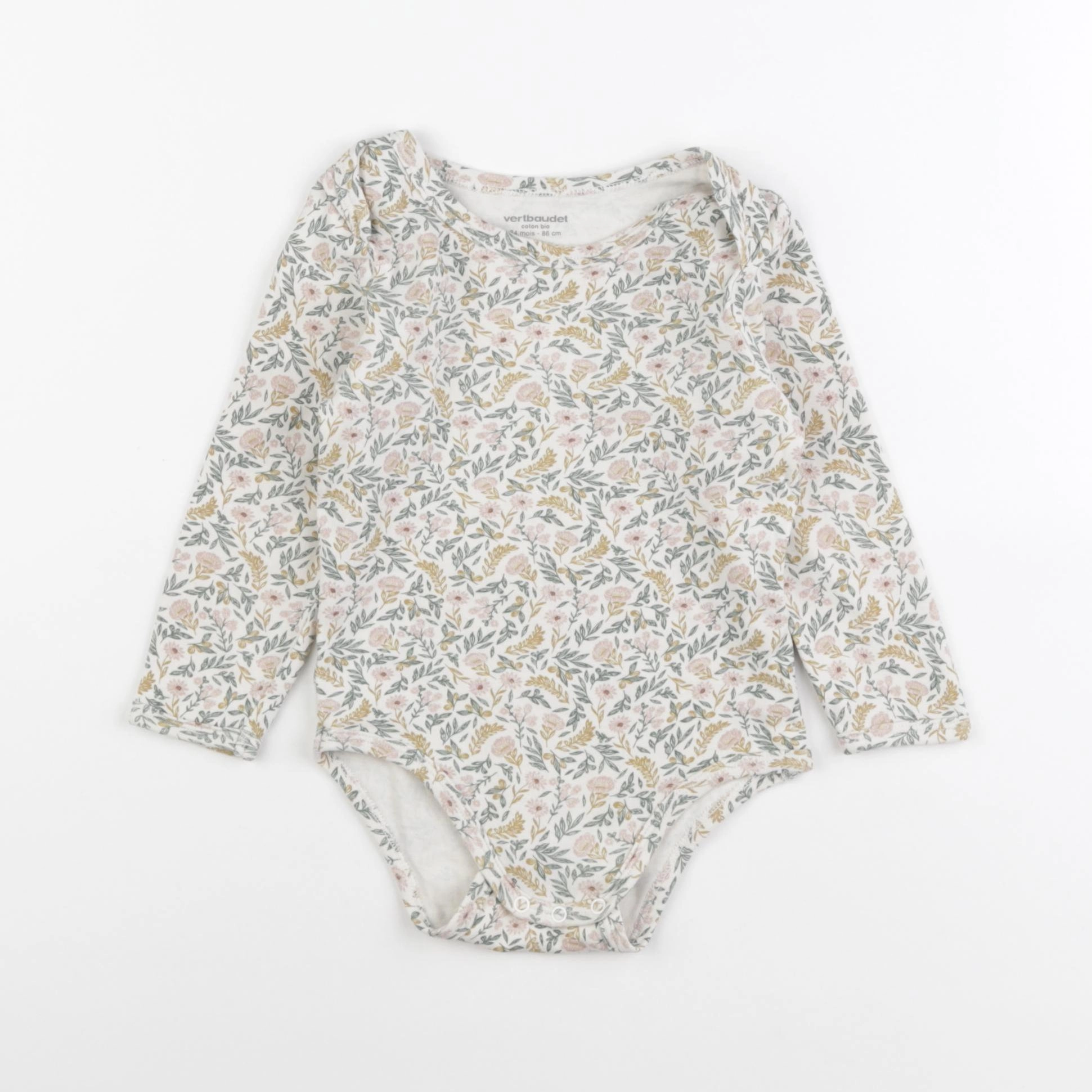 Vertbaudet - body multicolore - 24 mois