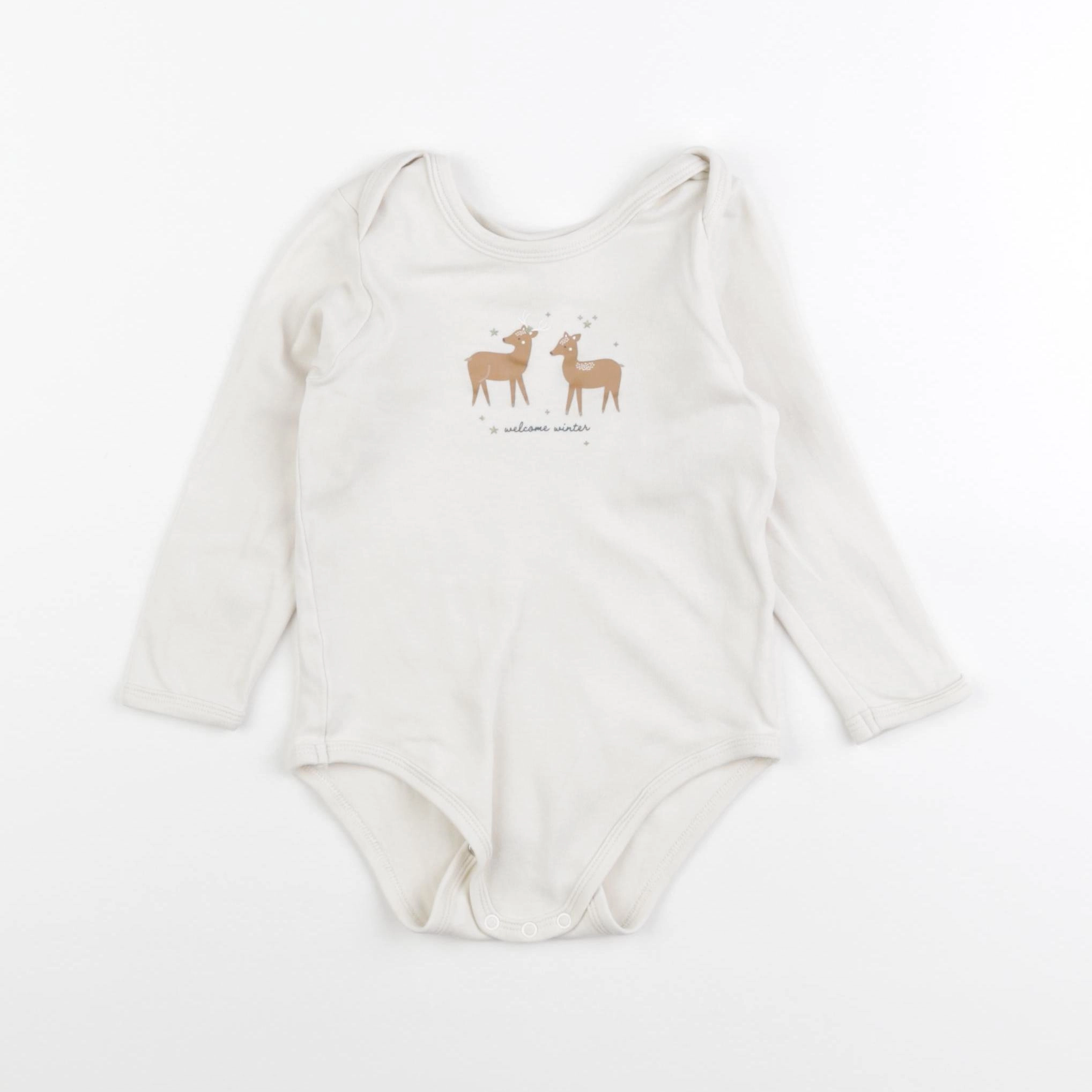 Vertbaudet - body beige - 24 mois