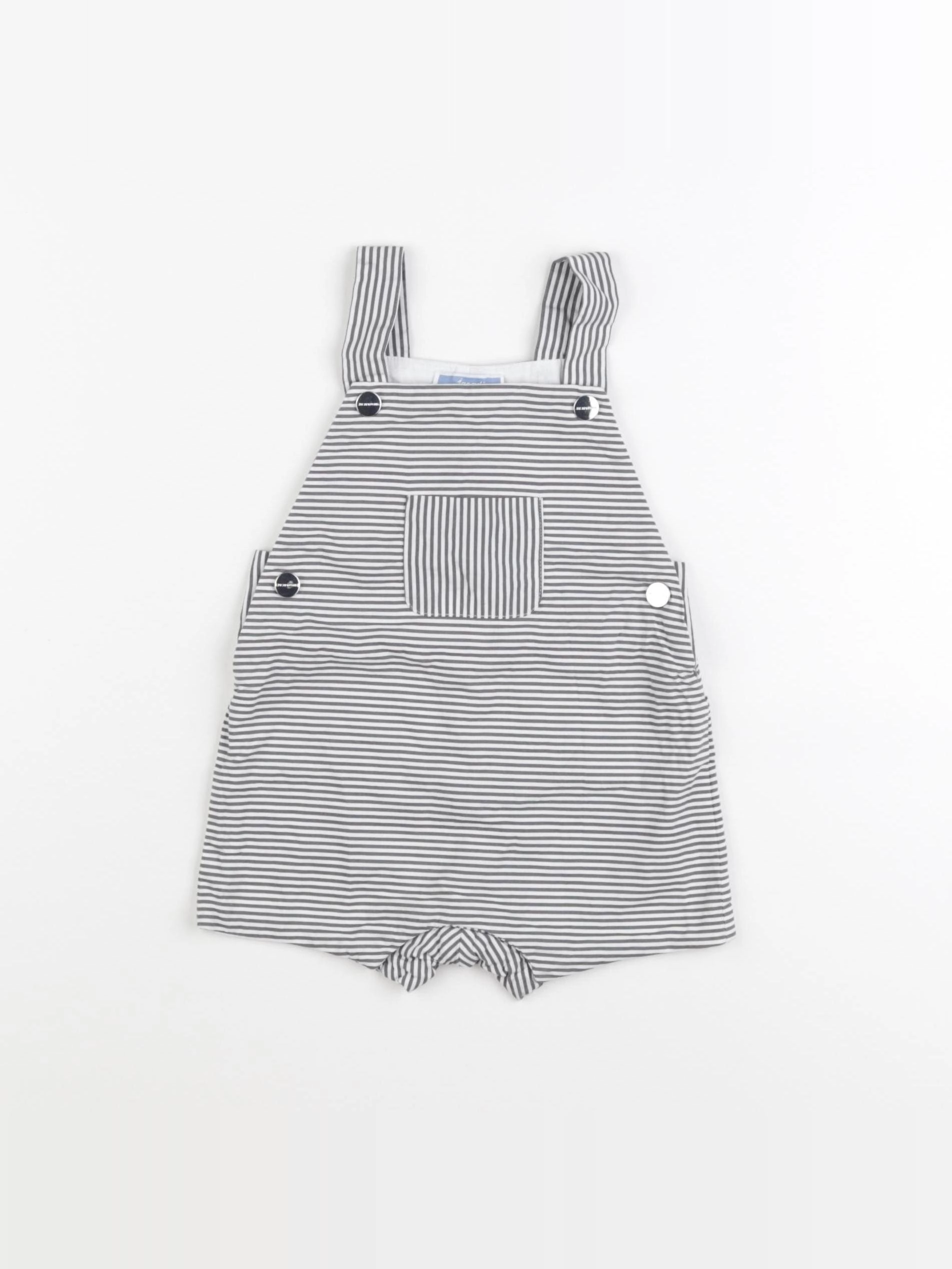 Jacadi - salopette gris - 12 mois