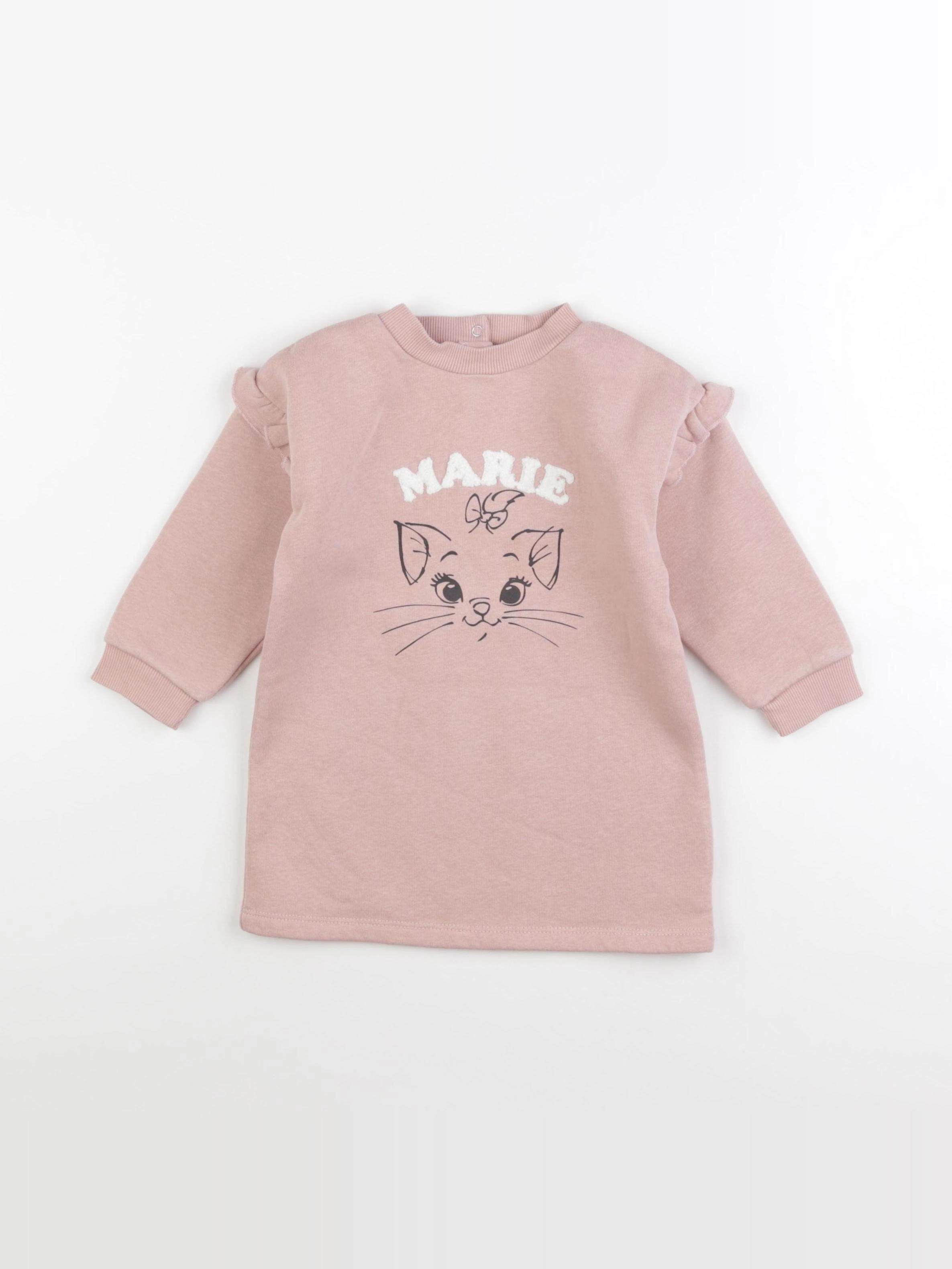 Vertbaudet - robe rose - 2 ans