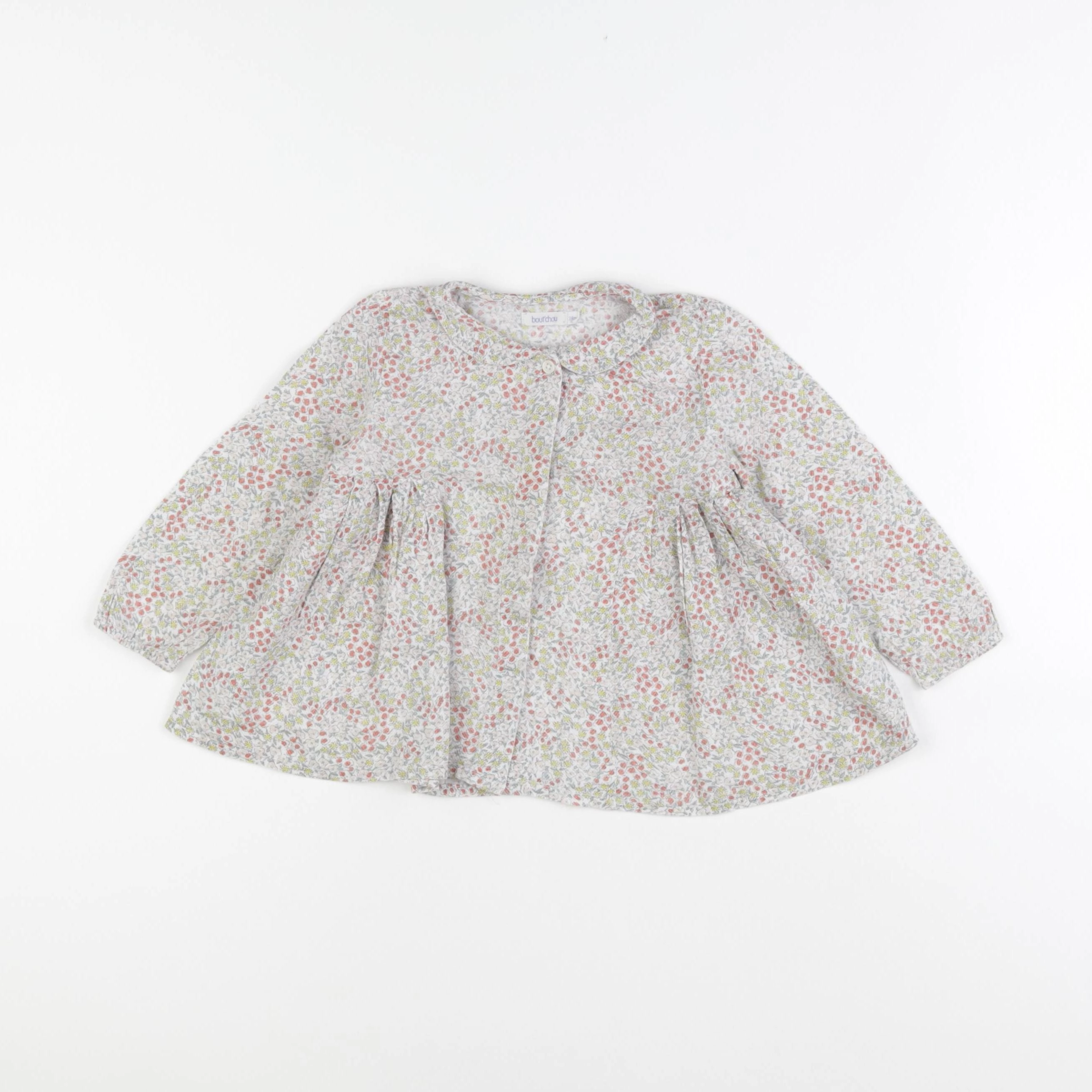Boutchou - blouse multicolore - 24 mois