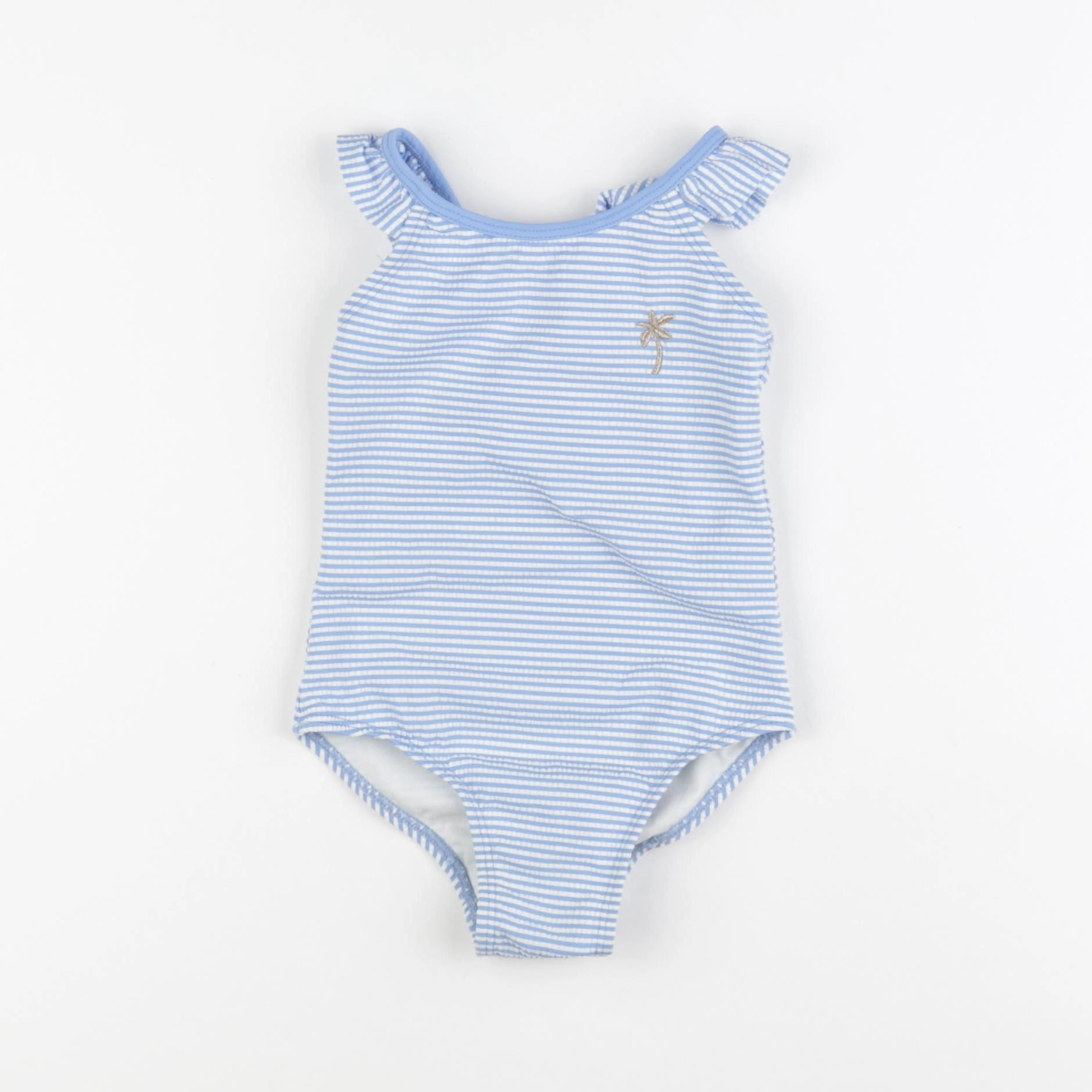 Tape à l'oeil - maillot de bain bleu, blanc - 24 mois