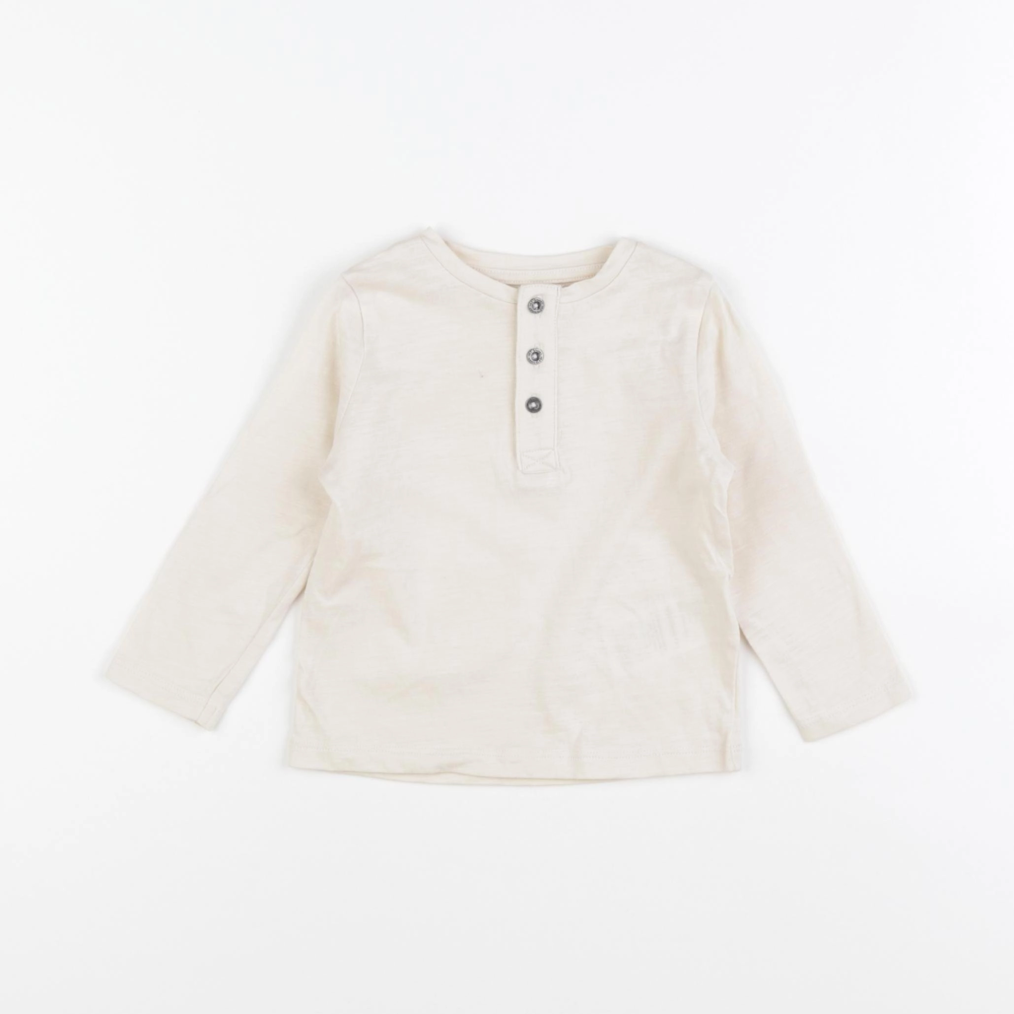 Vertbaudet - tee-shirt beige - 9 mois