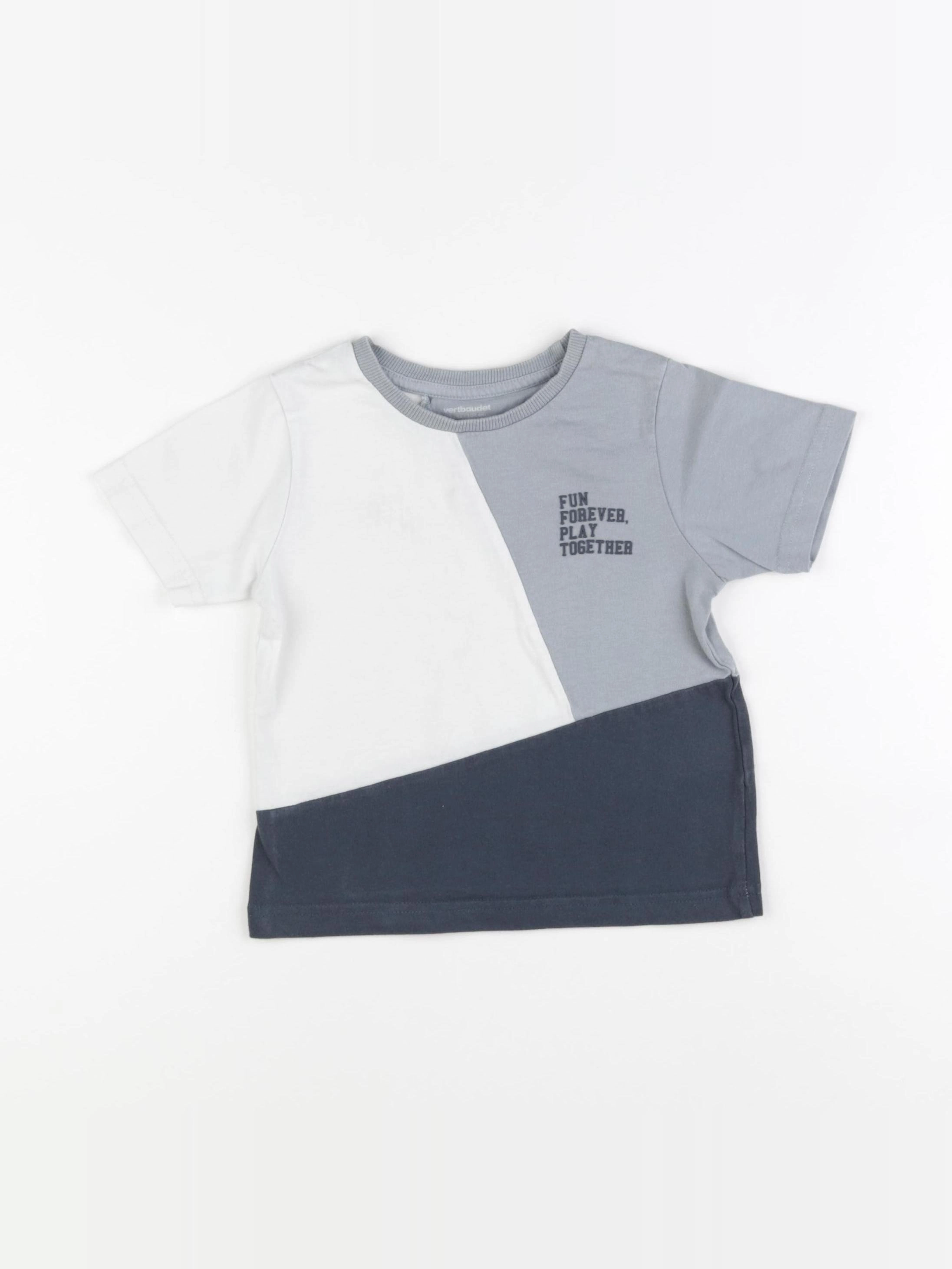 Vertbaudet - tee-shirt multicolore - 4 ans