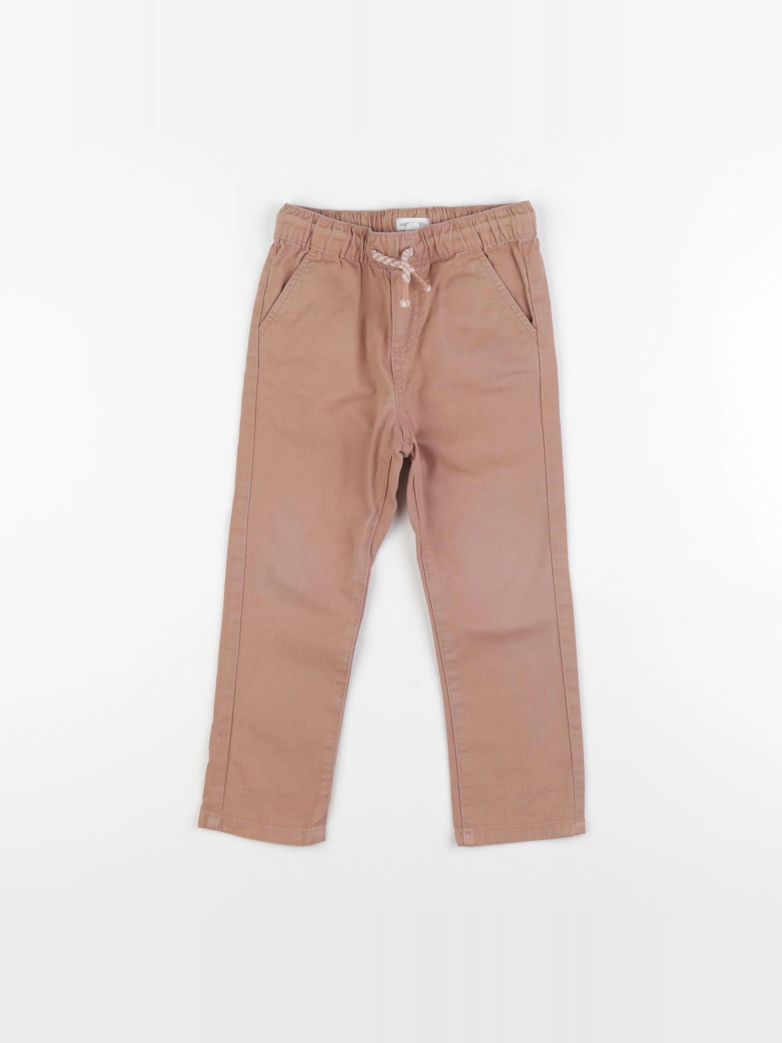 Vertbaudet - pantalon marron - 36 mois
