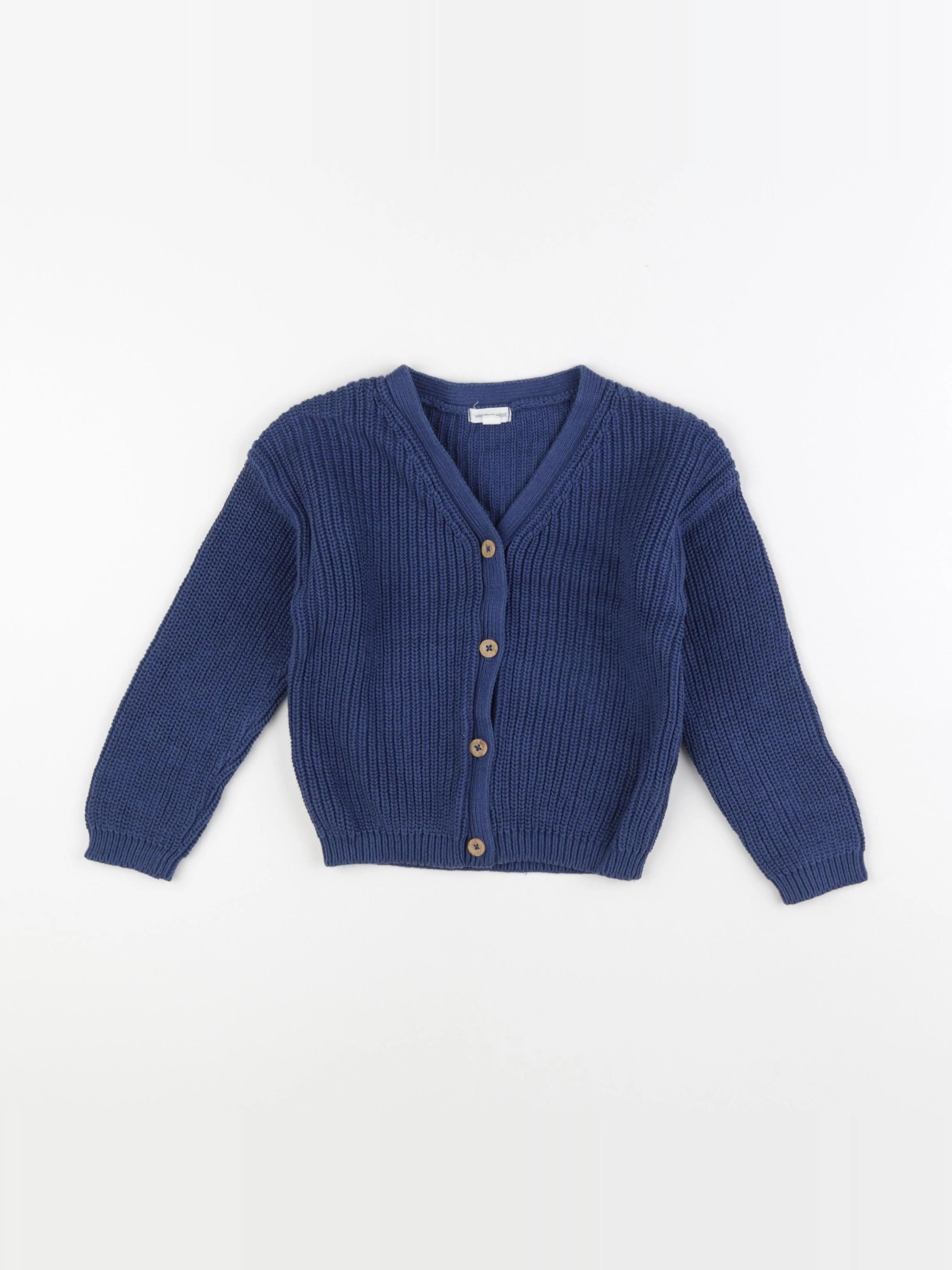 Vertbaudet - gilet bleu - 36 mois