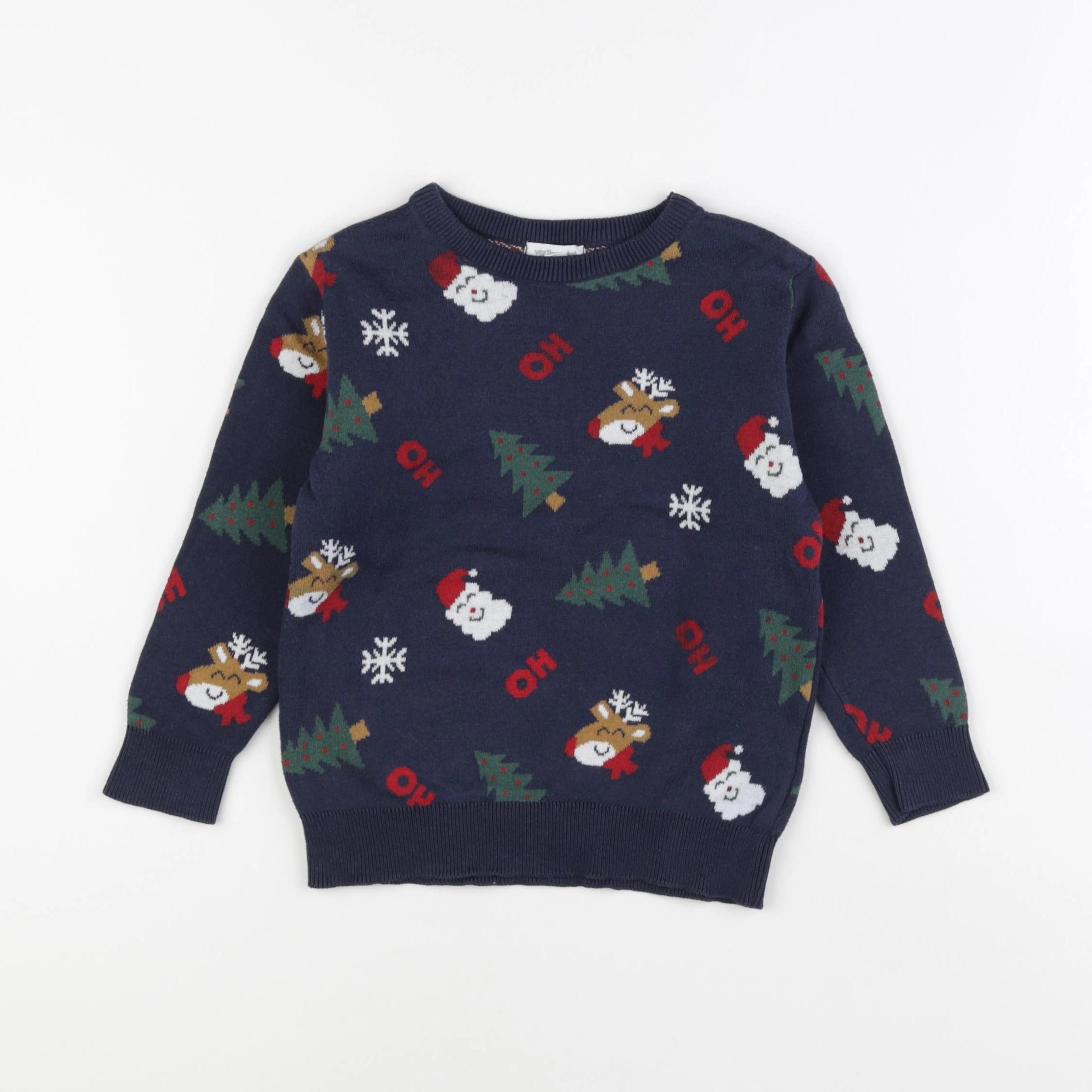 Vertbaudet - pull bleu - 4 ans