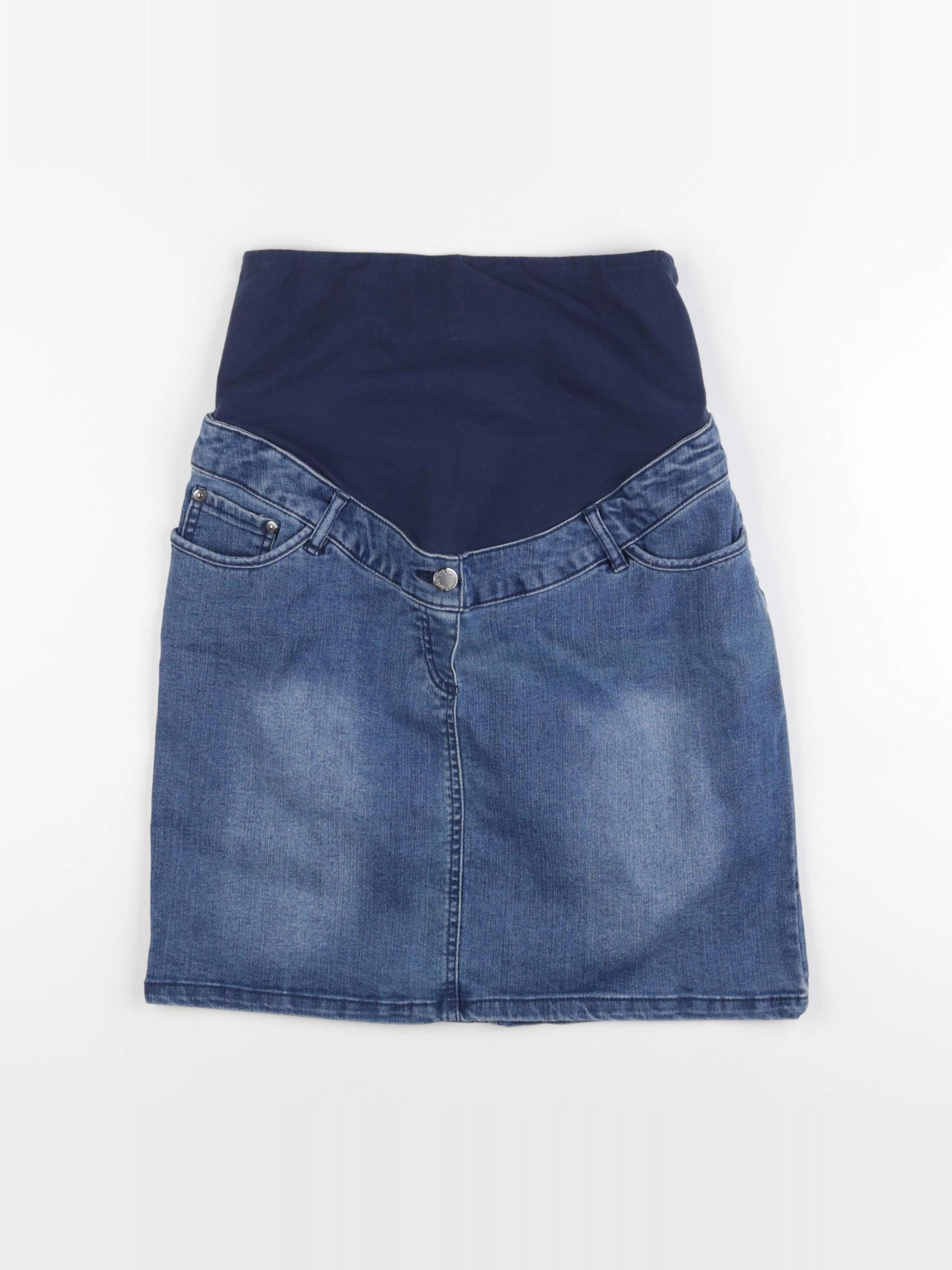 Vertbaudet - jupe grossesse bleu - 36