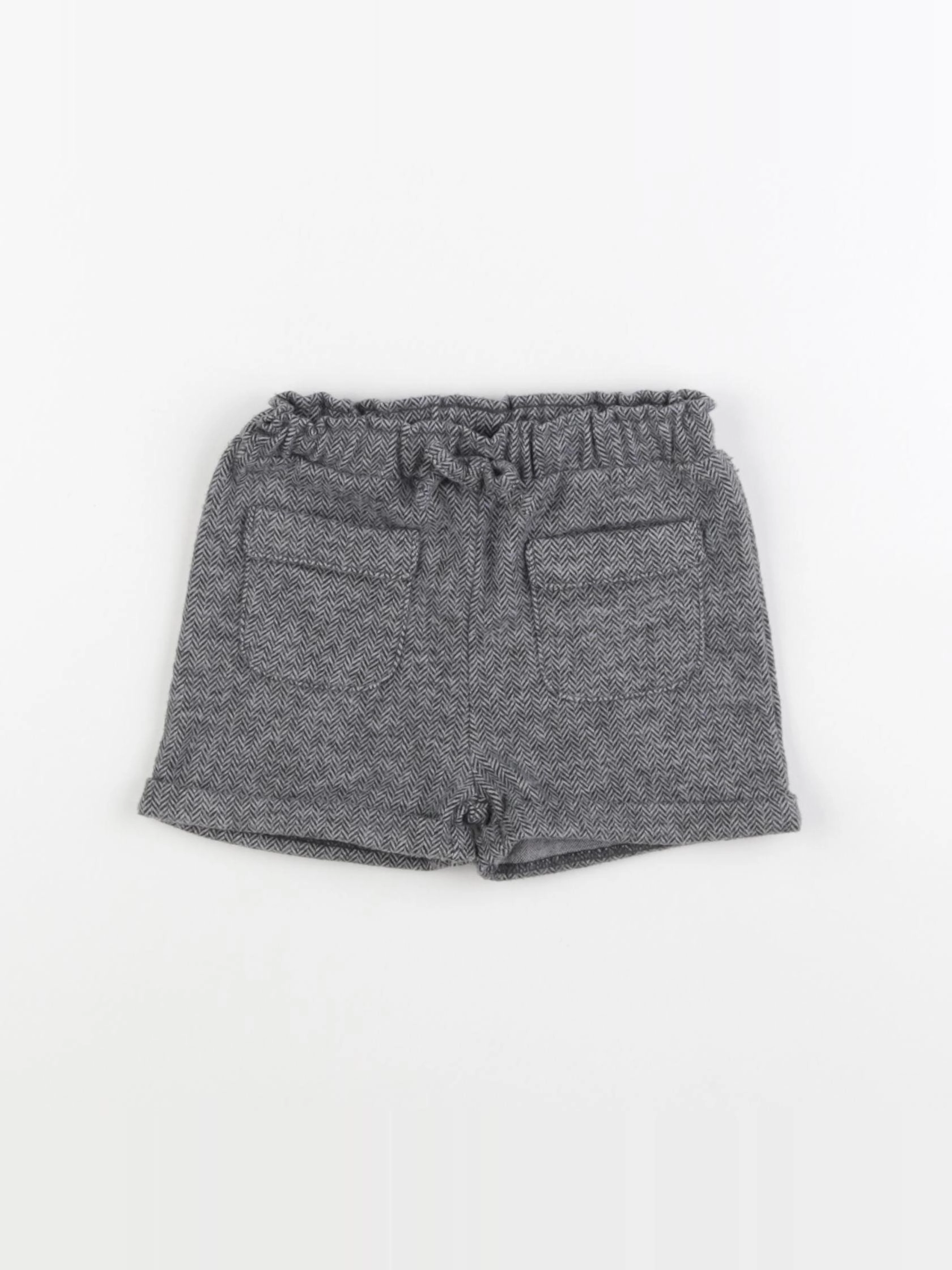 Vertbaudet - short gris - 9 mois