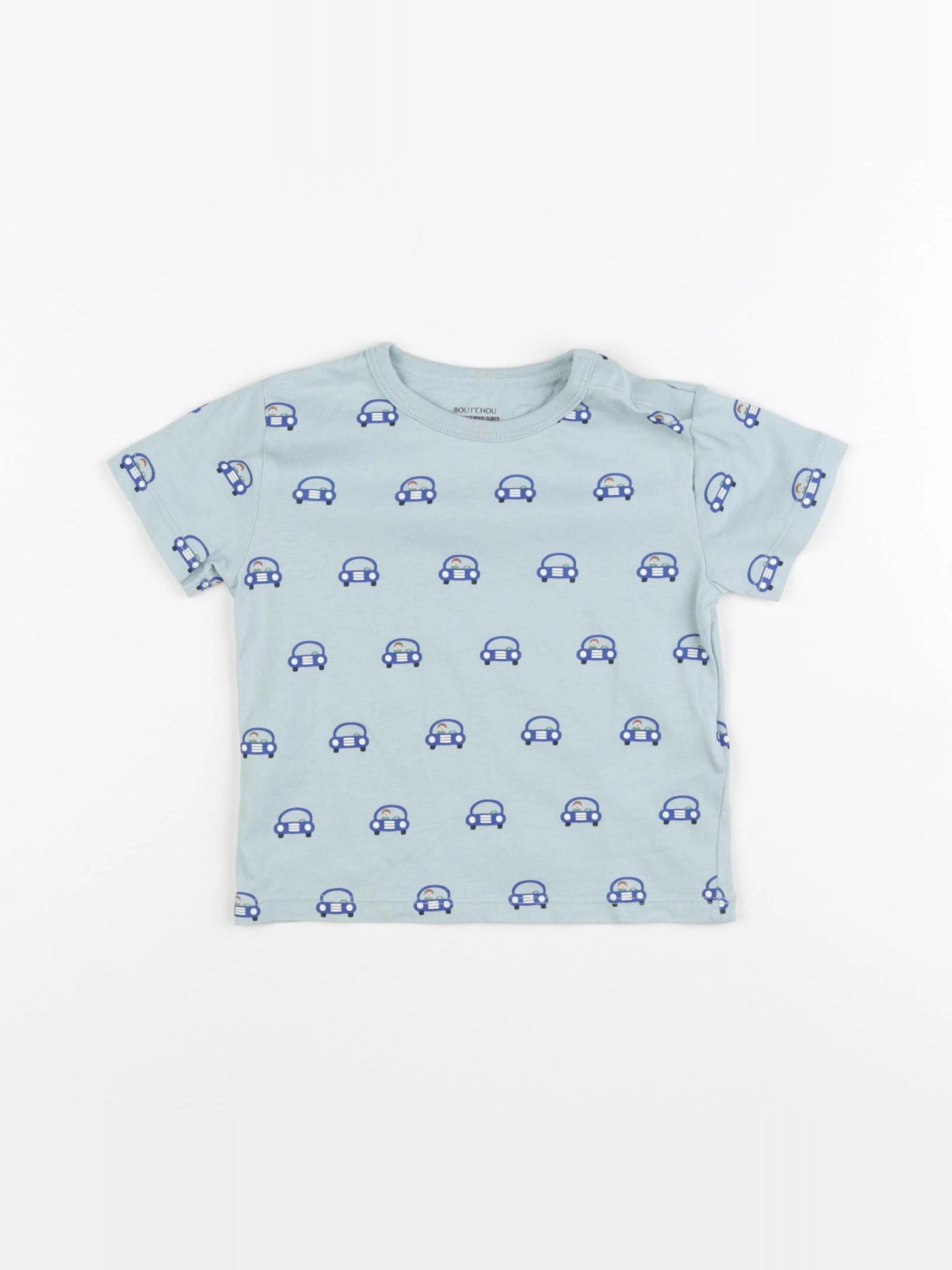 Boutchou - tee-shirt bleu - 18 mois