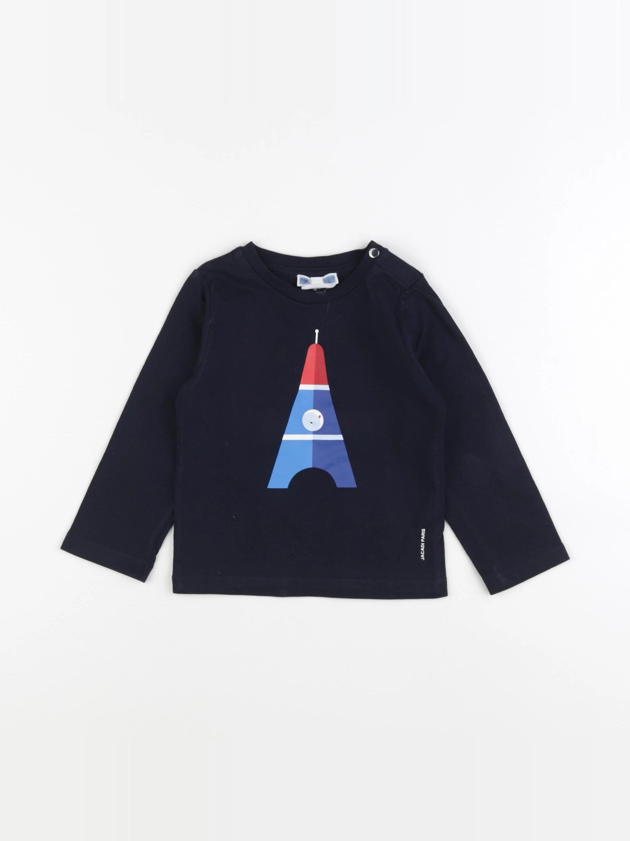 Jacadi - tee-shirt bleu - 24 mois