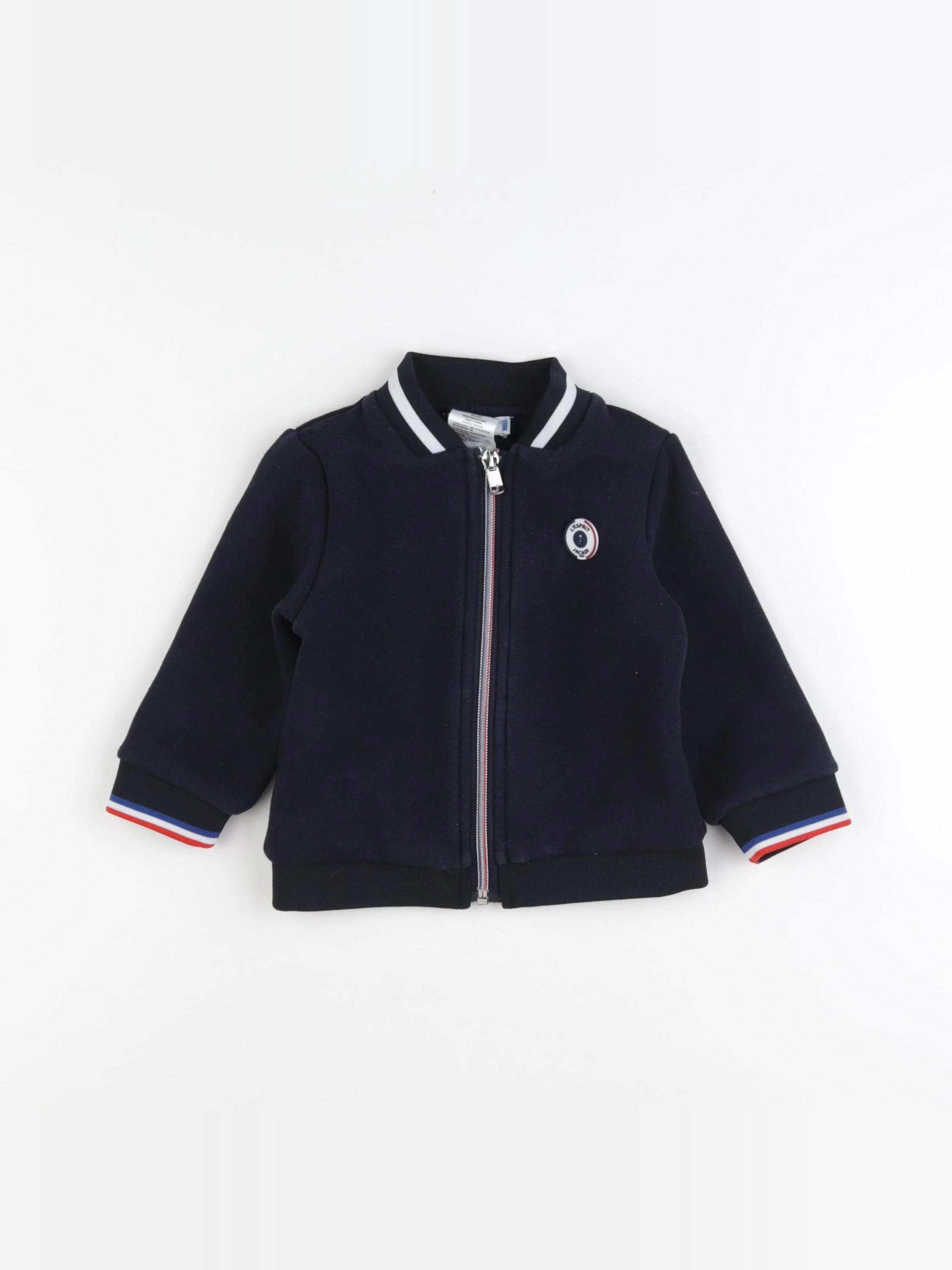 Jacadi - sweat bleu - 18 mois