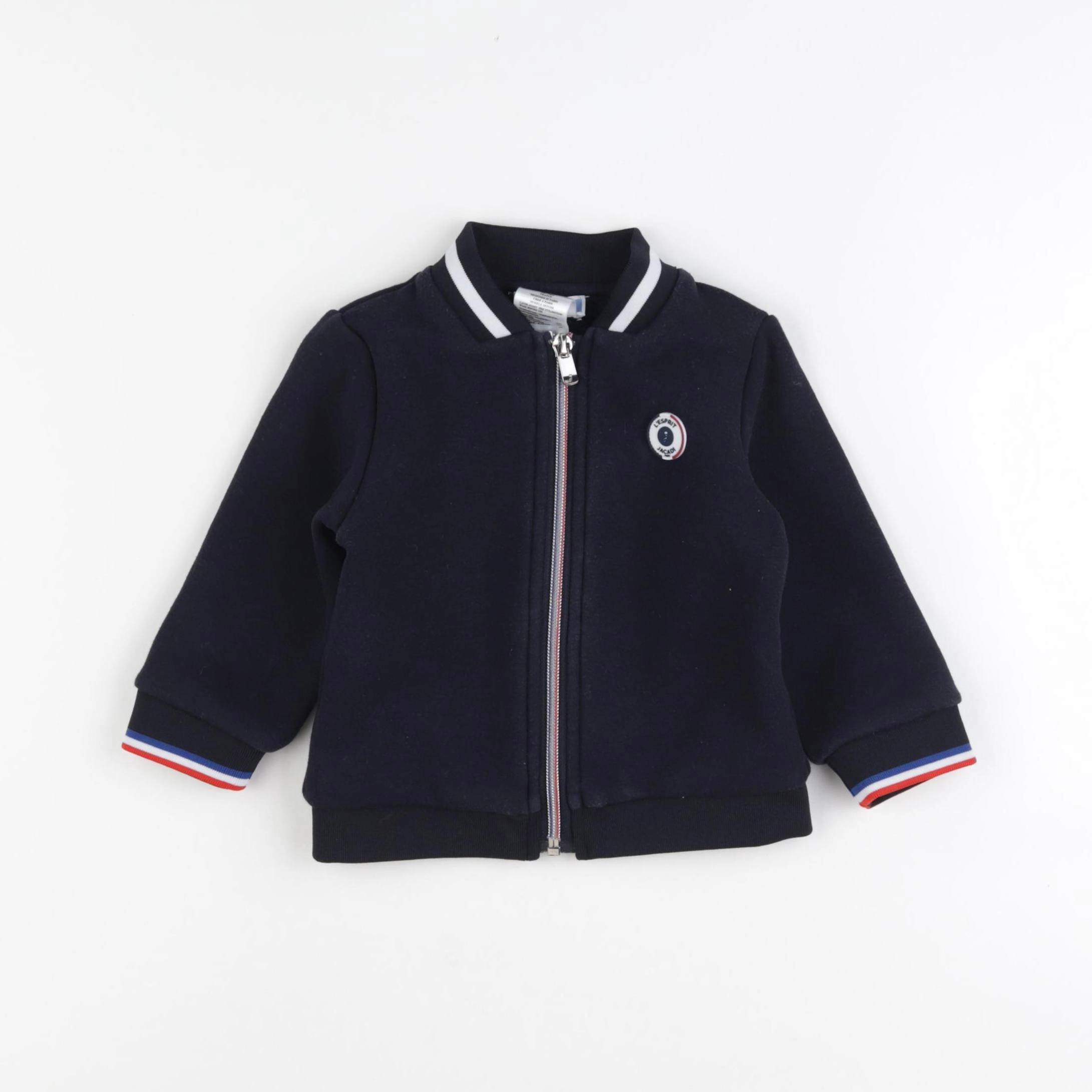 Jacadi - sweat bleu - 18 mois