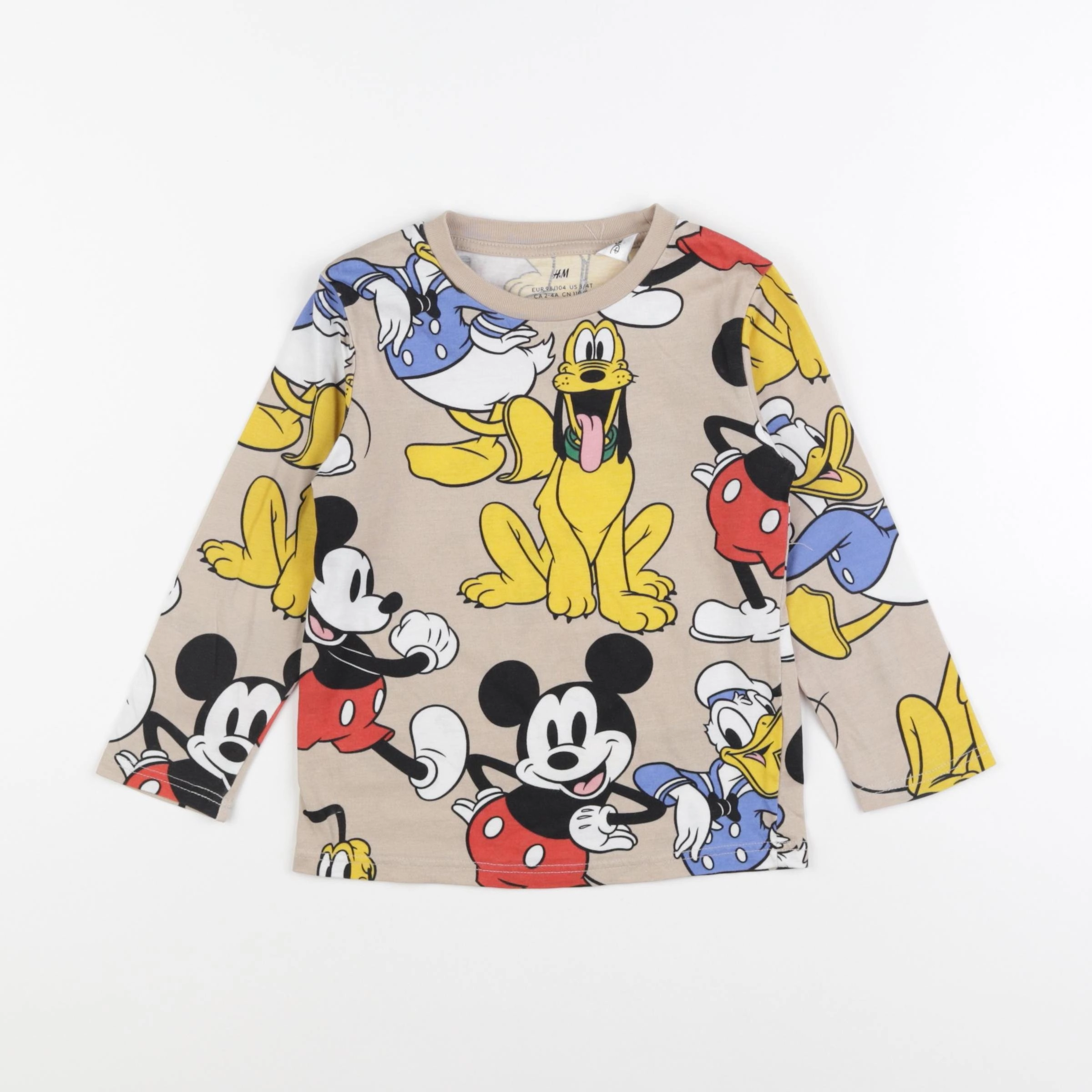 H&M - tee-shirt multicolore - 2/4 ans