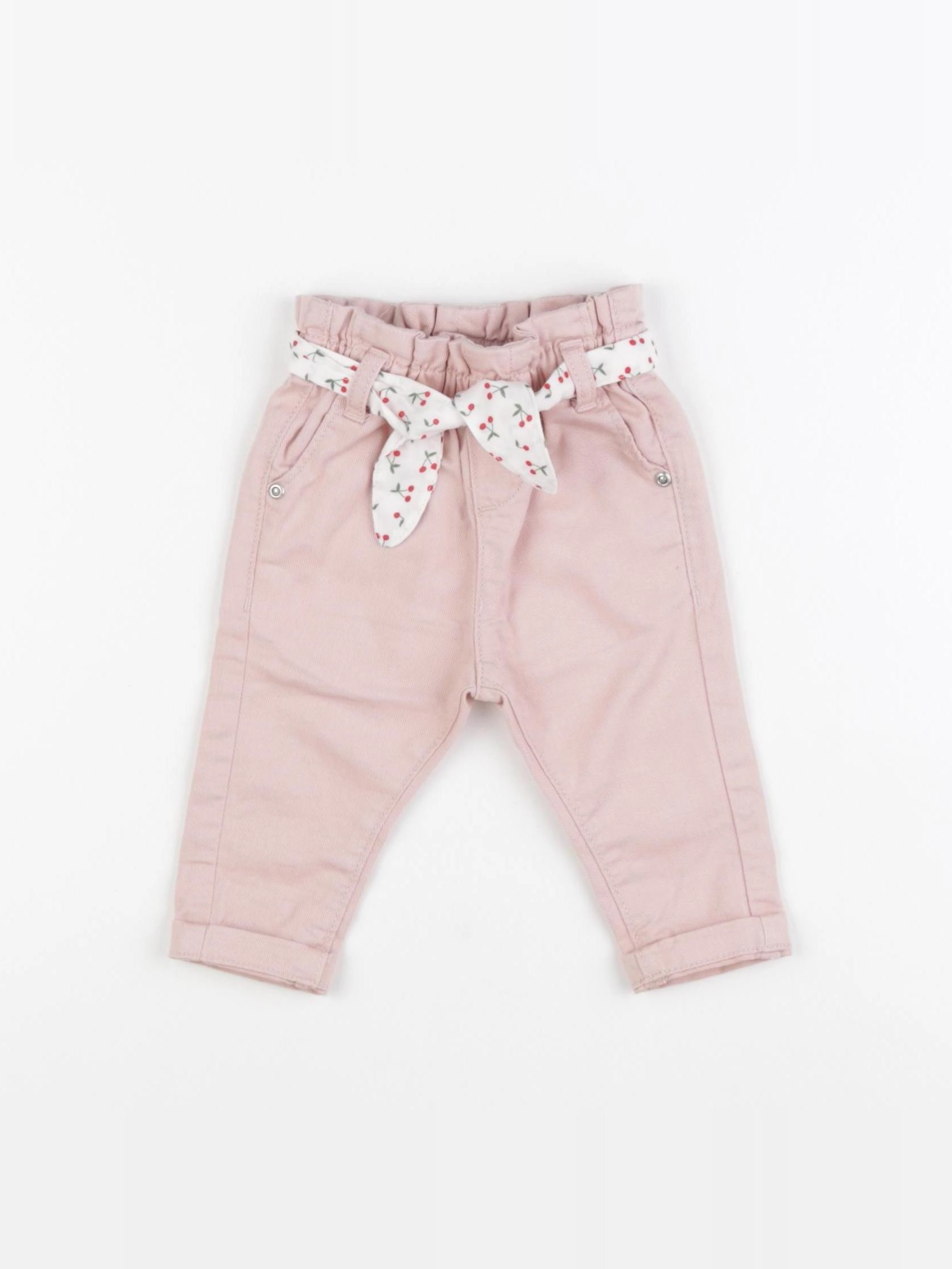 Vertbaudet - pantalon rose - 3 mois