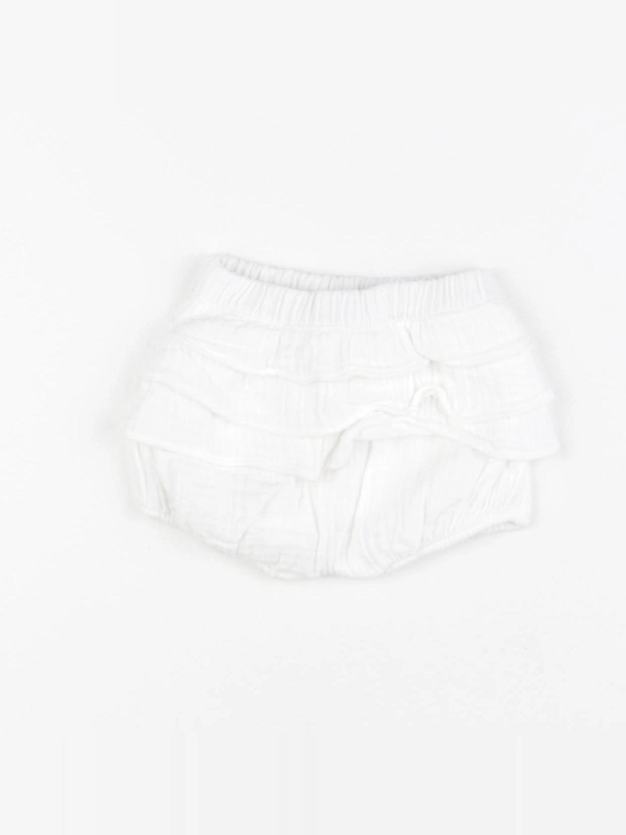 Vertbaudet - bloomer blanc - 3 mois