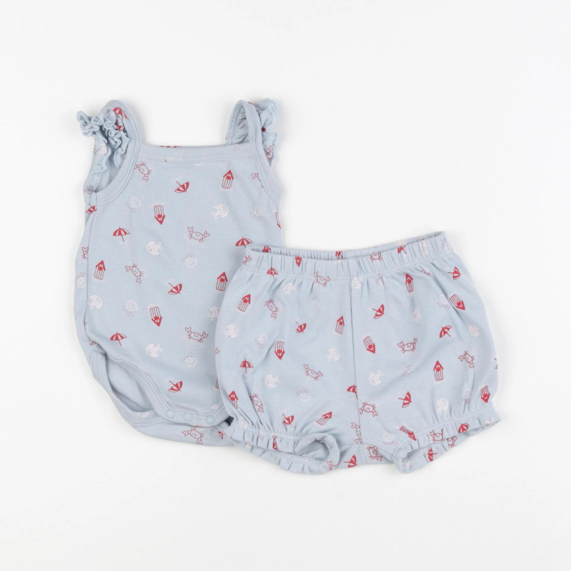 La Redoute - ensemble bleu - 3 mois