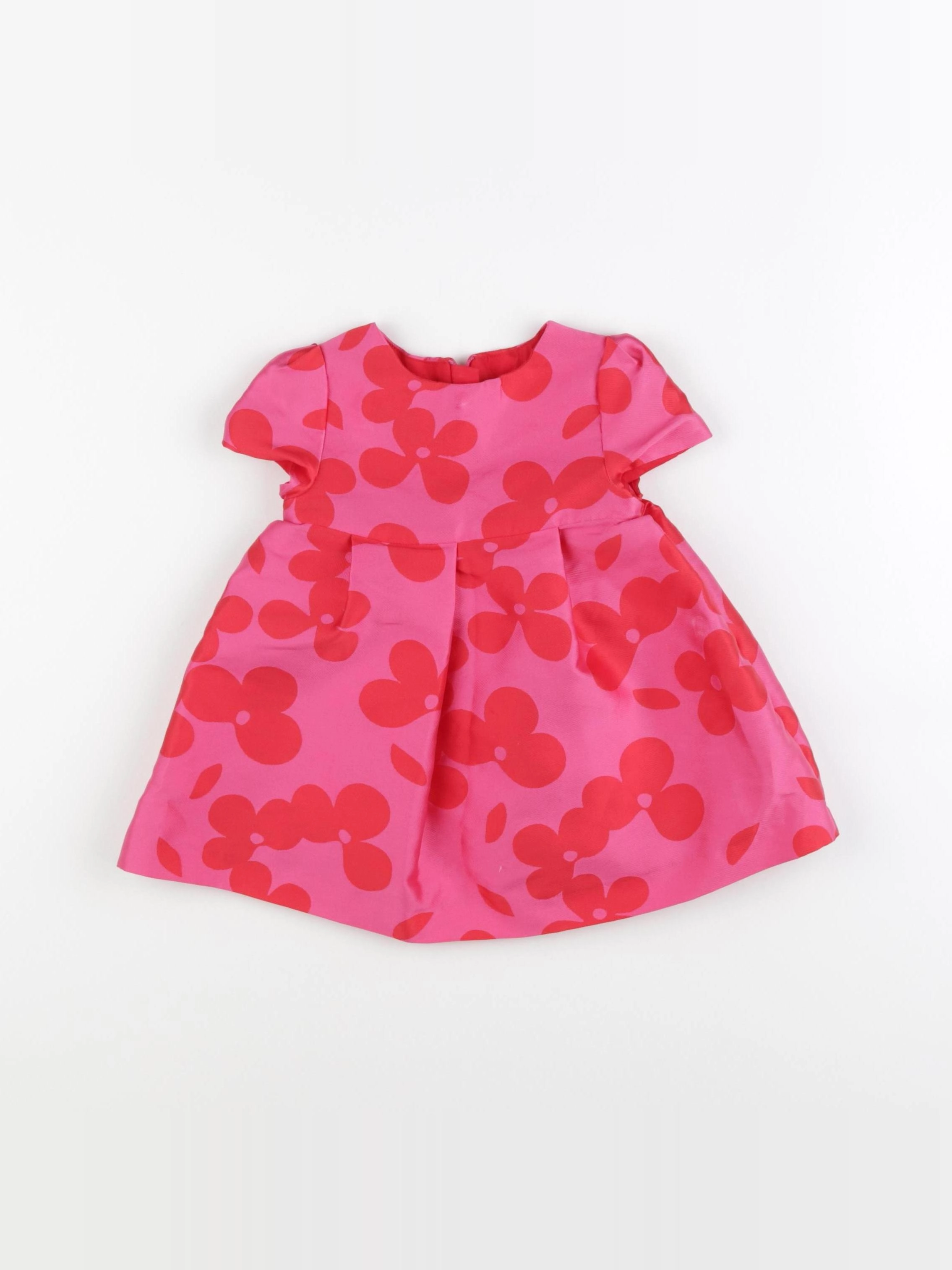 Jacadi - robe rose - 12 mois