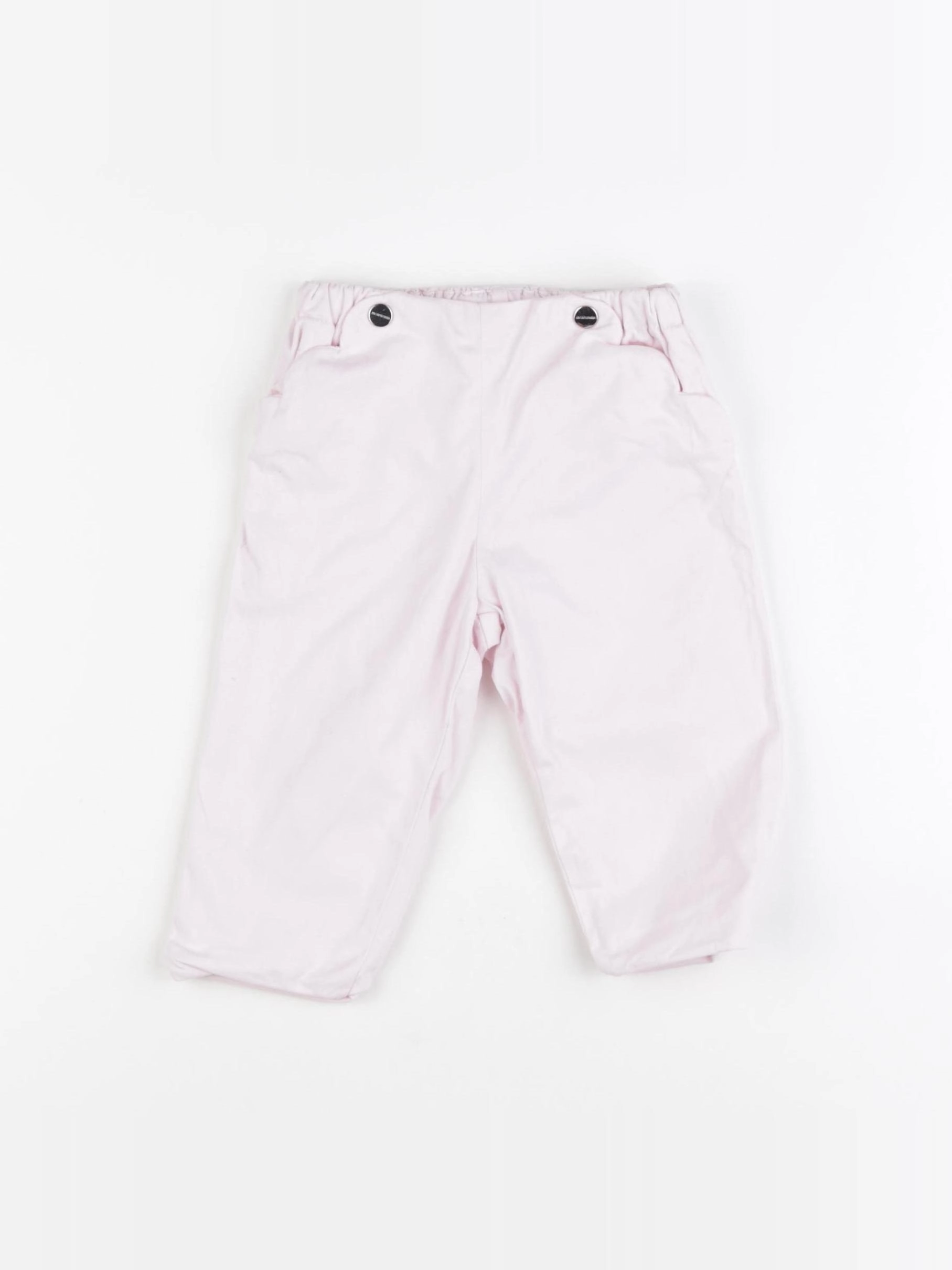 Jacadi - pantalon doublé rose - 12 mois