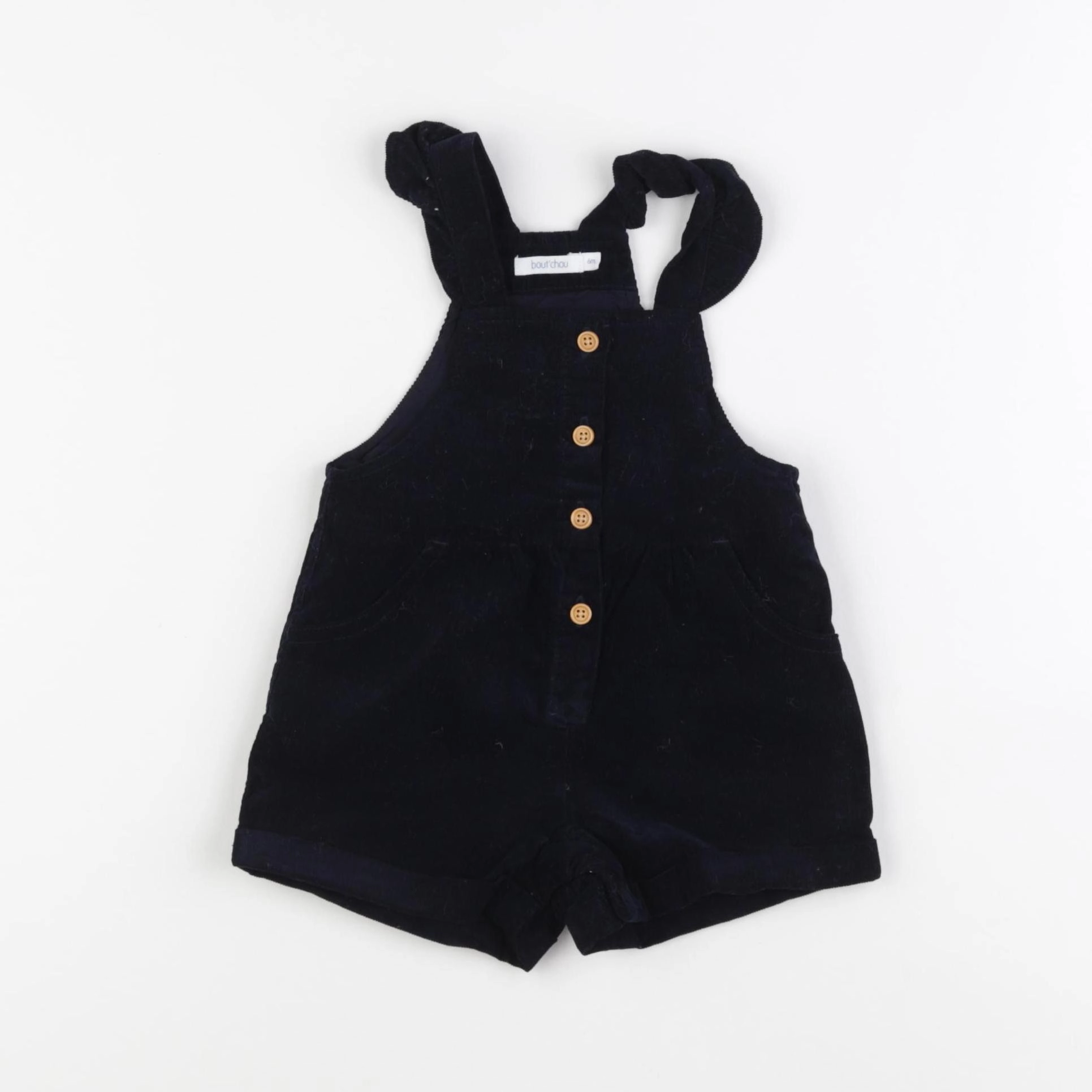 Boutchou - salopette noir - 6 mois
