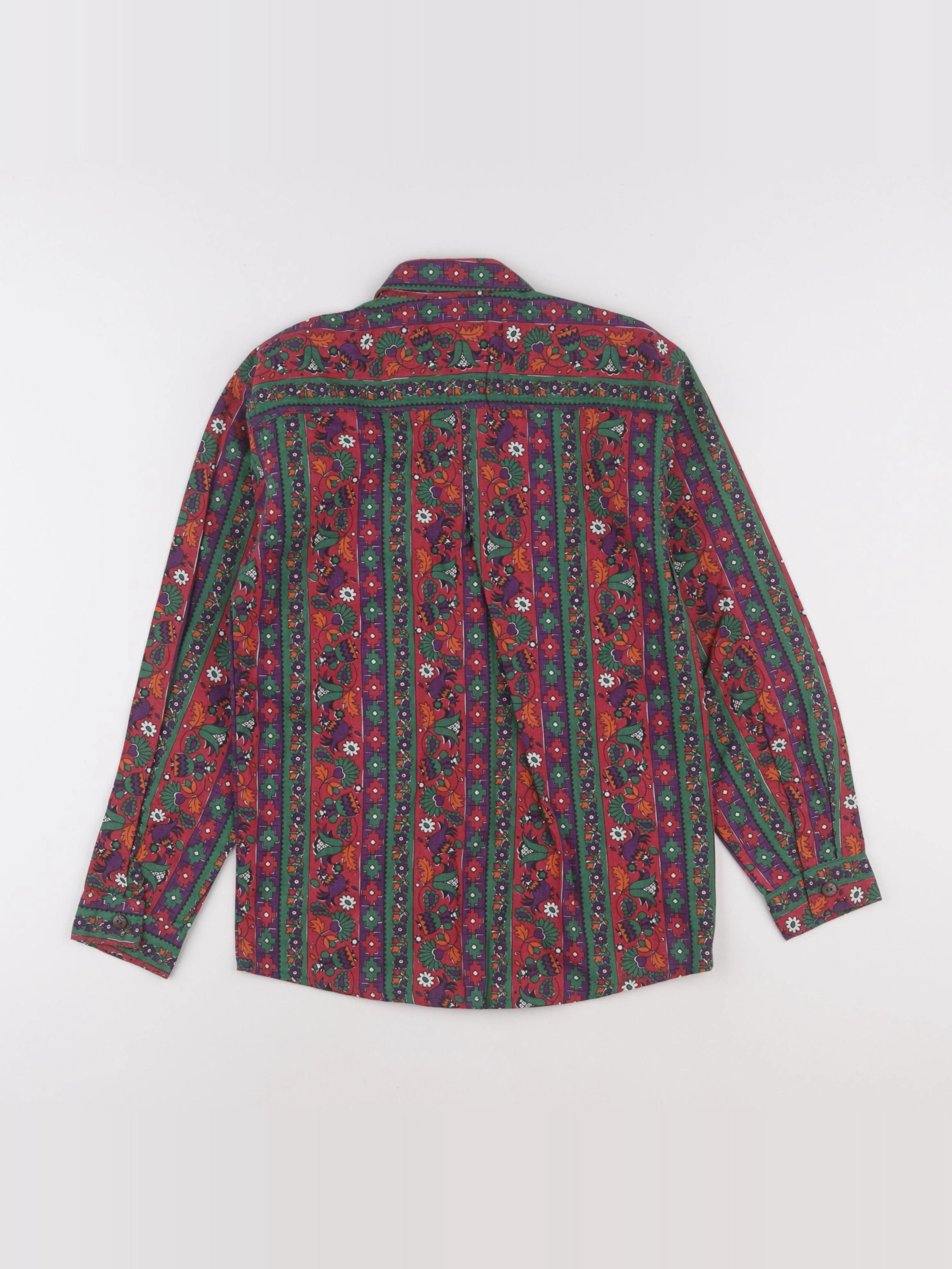 Vintage - chemise multicolore - 10 ans