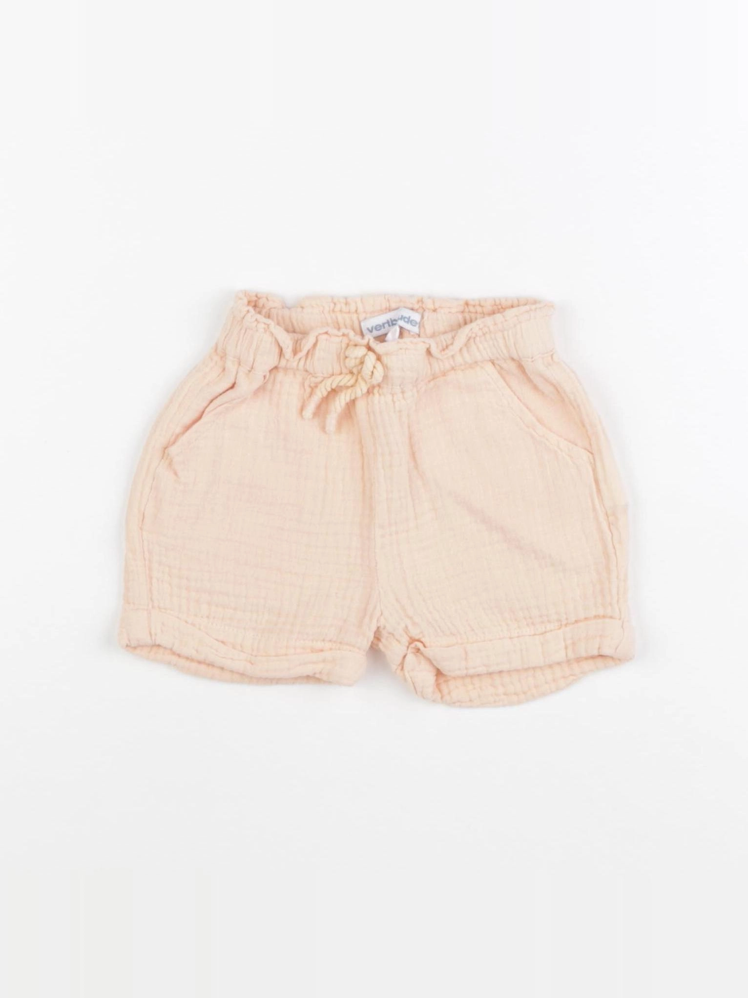 Vertbaudet - short orange - 18 mois