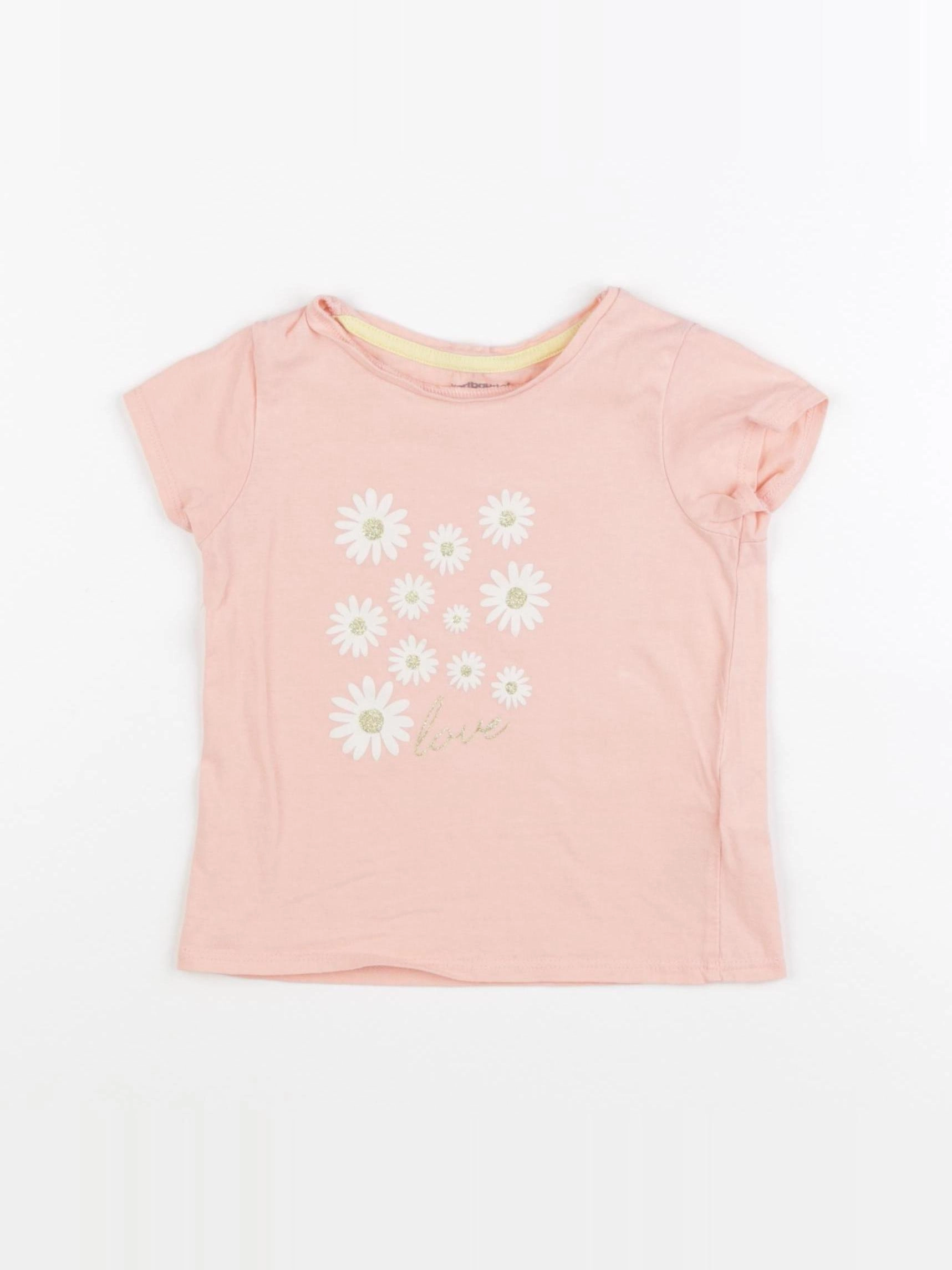Vertbaudet - tee-shirt rose - 3 ans