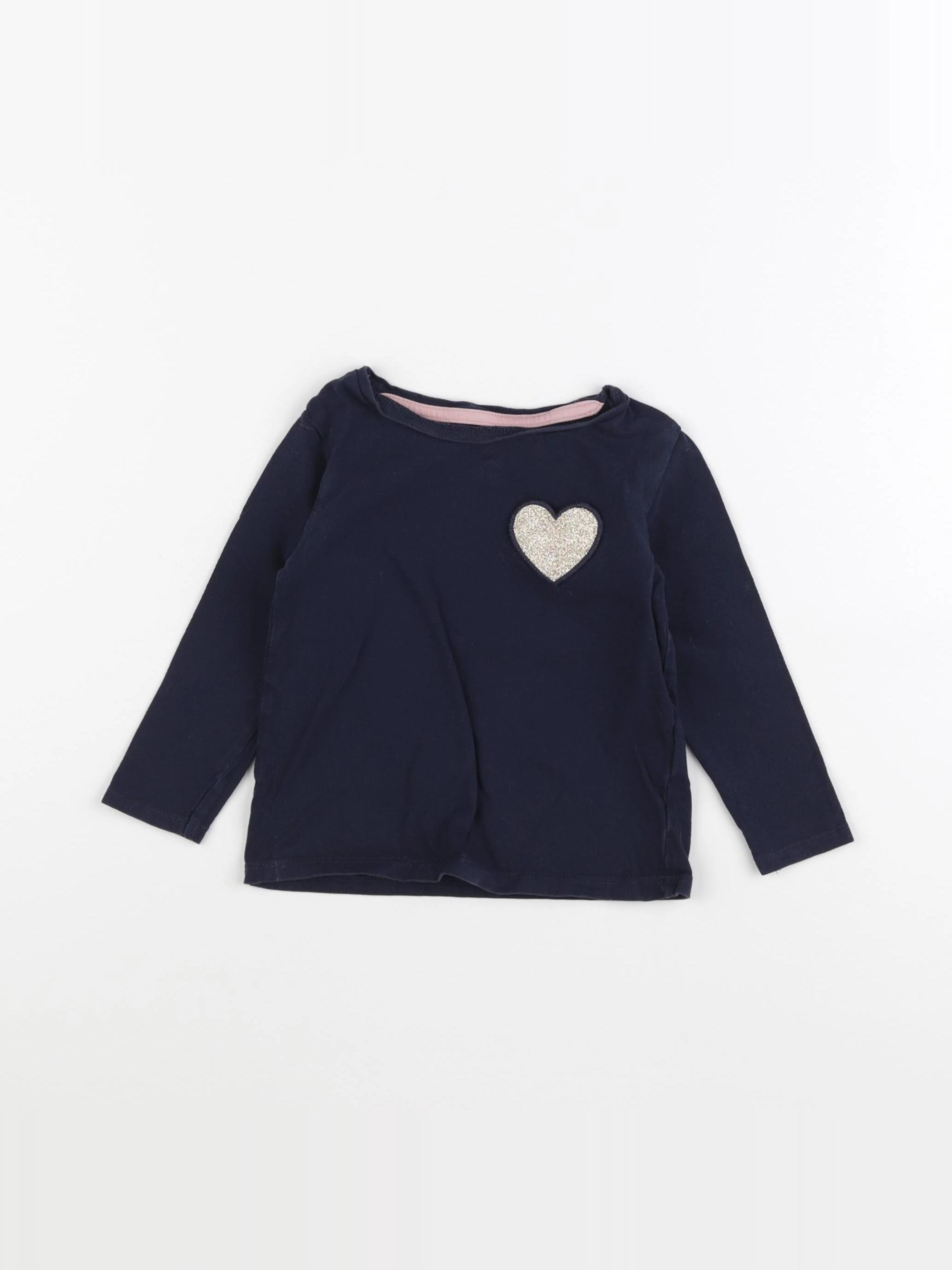 Vertbaudet - tee-shirt bleu - 2 ans
