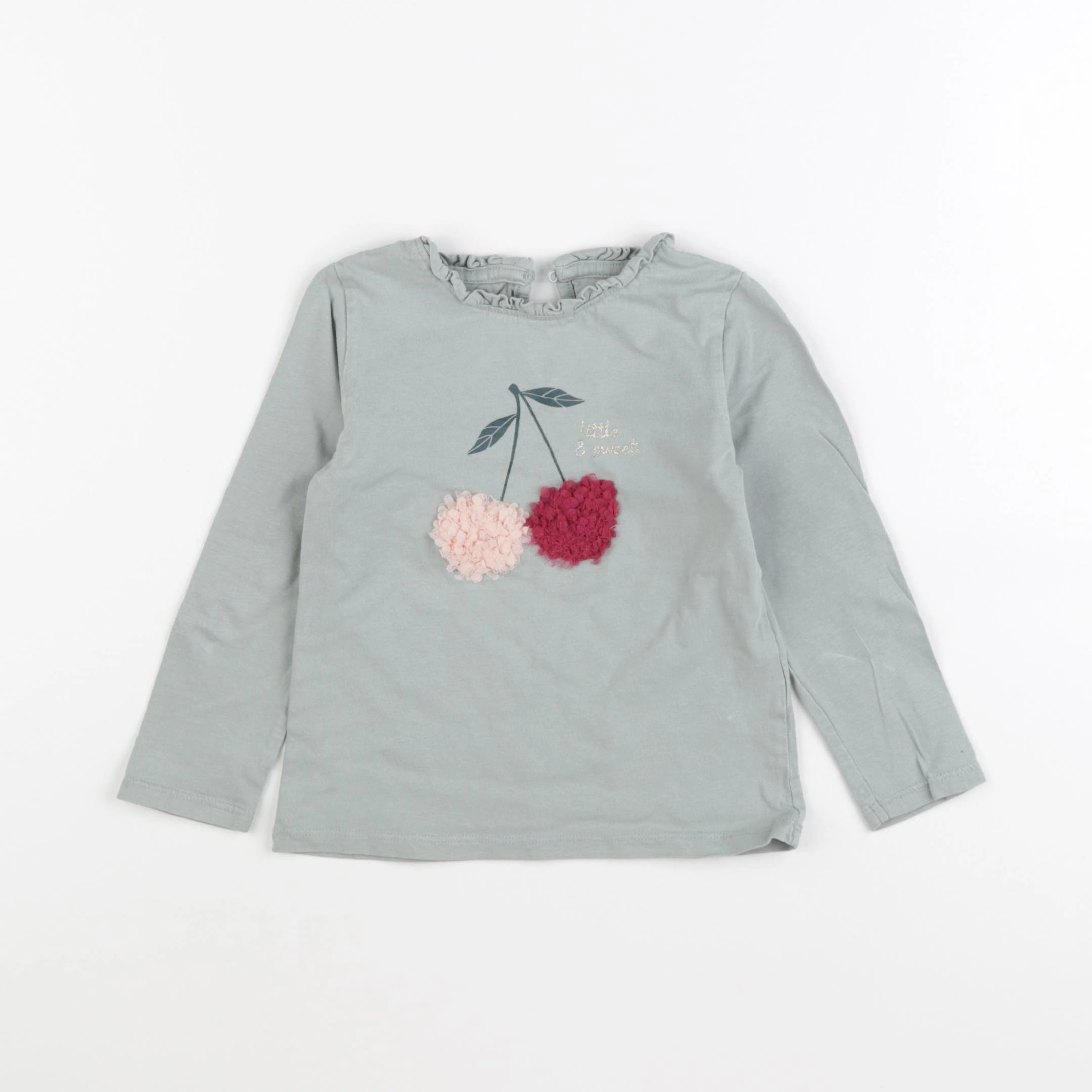 Vertbaudet - tee-shirt vert - 3 ans