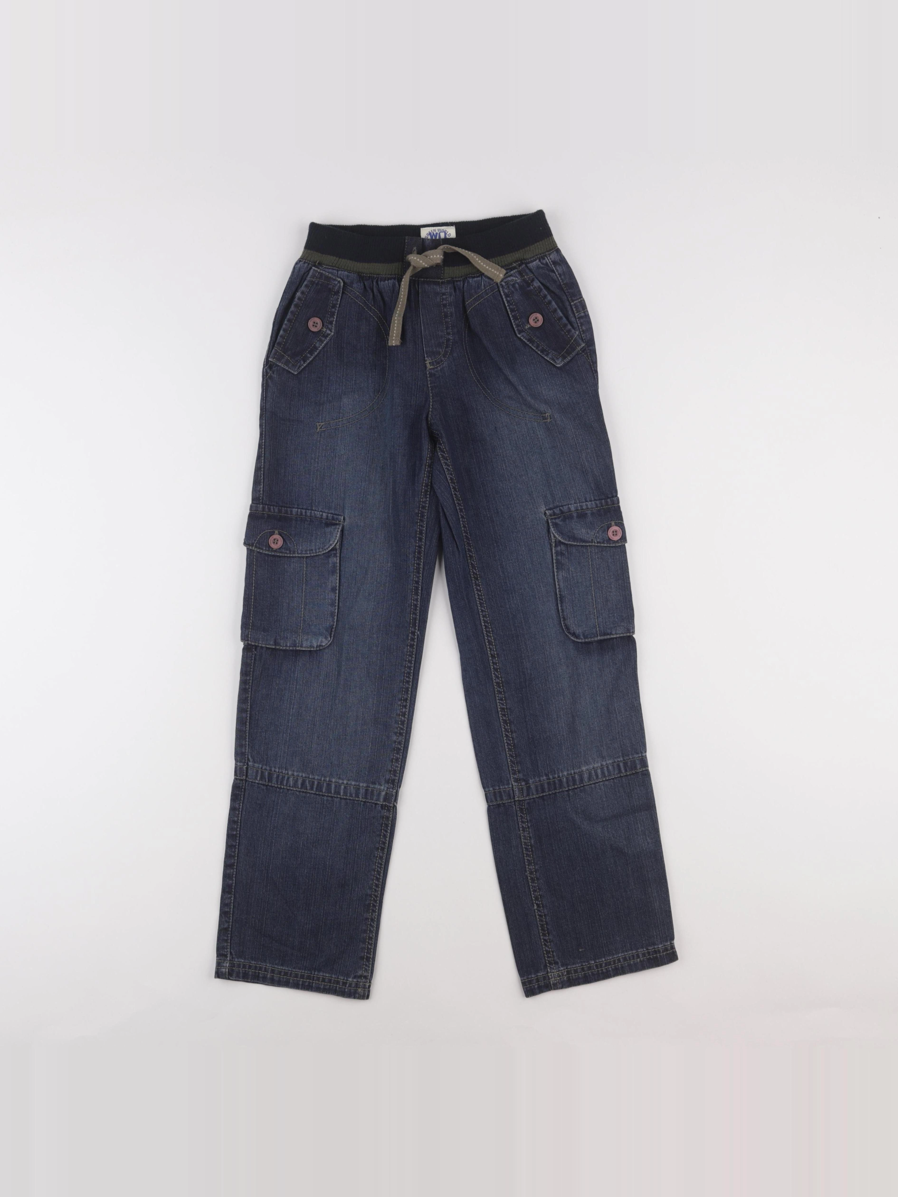 Vintage - pantalon bleu - 8 ans